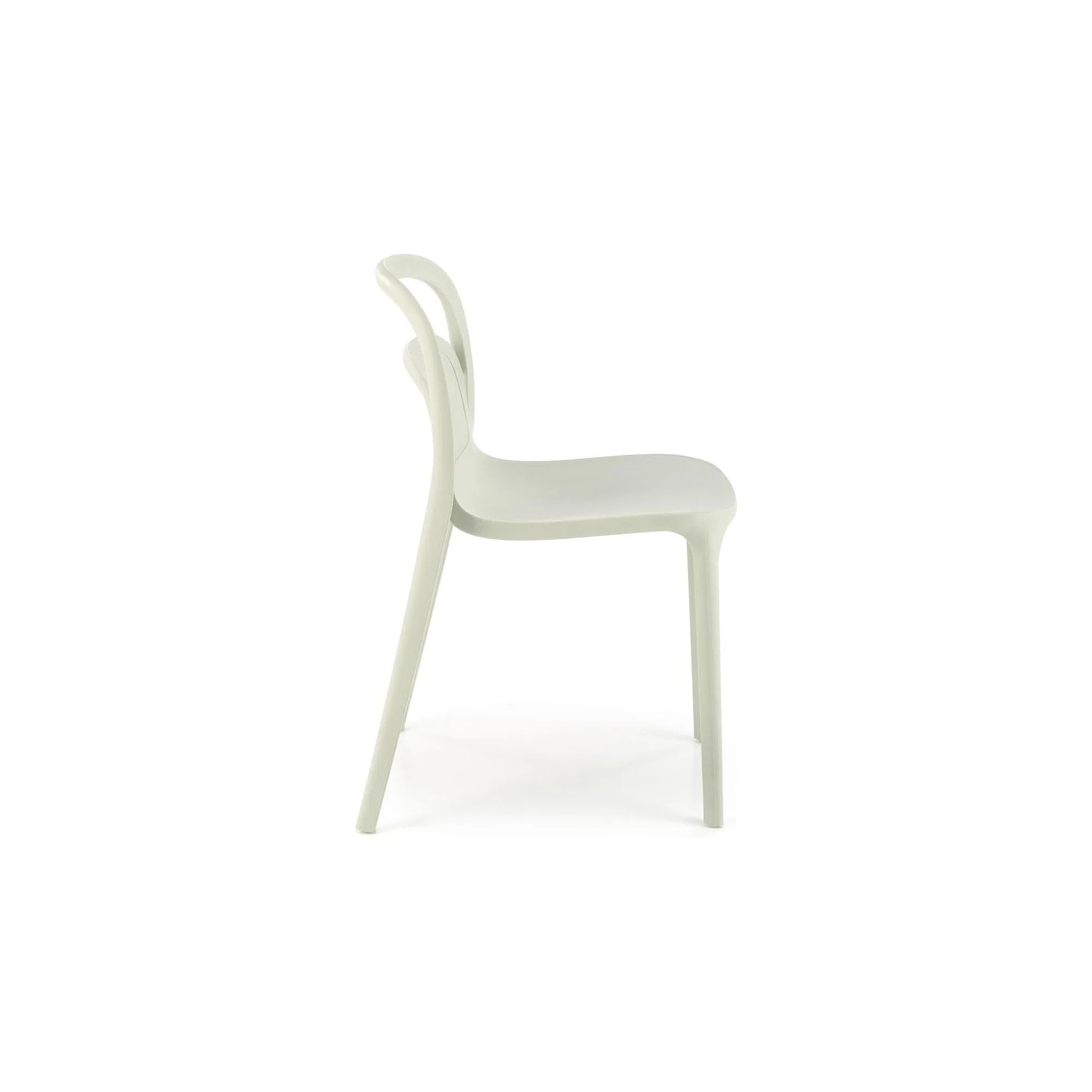 Scaun K490, verde menta, polipropilena, 46x55x80 cm