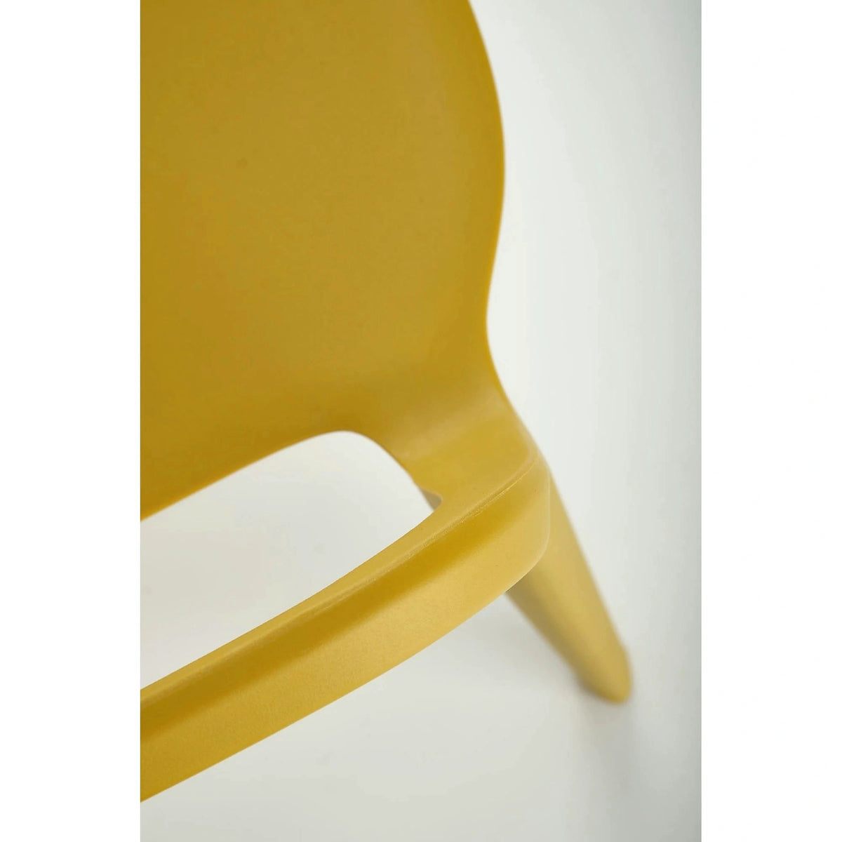 Scaun K491, galben, polipropilena, 60x56x76 cm