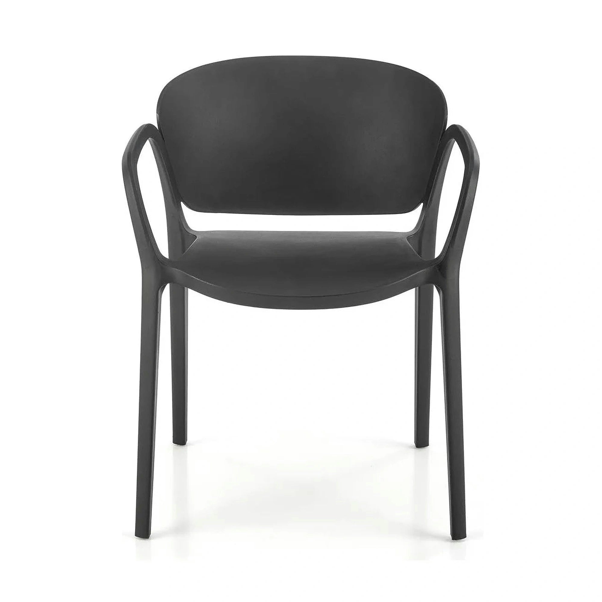 Scaun K491, negru, polipropilena, 60x56x76 cm