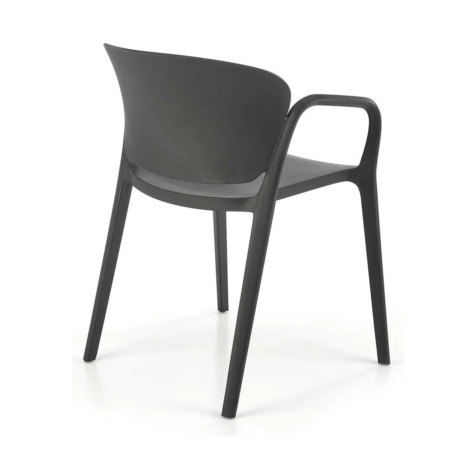 Scaun K491, negru, polipropilena, 60x56x76 cm