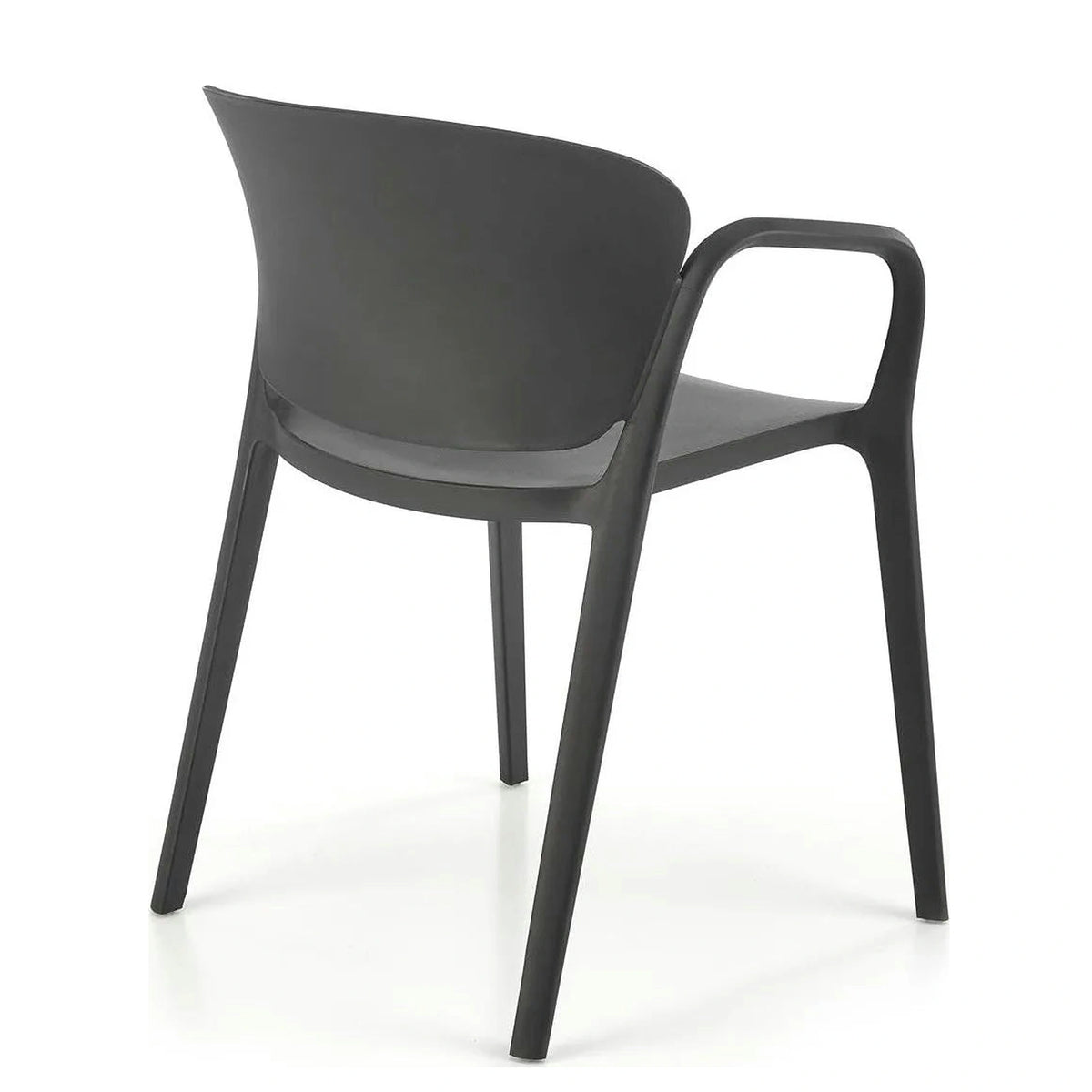 Scaun K491, negru, polipropilena, 60x56x76 cm