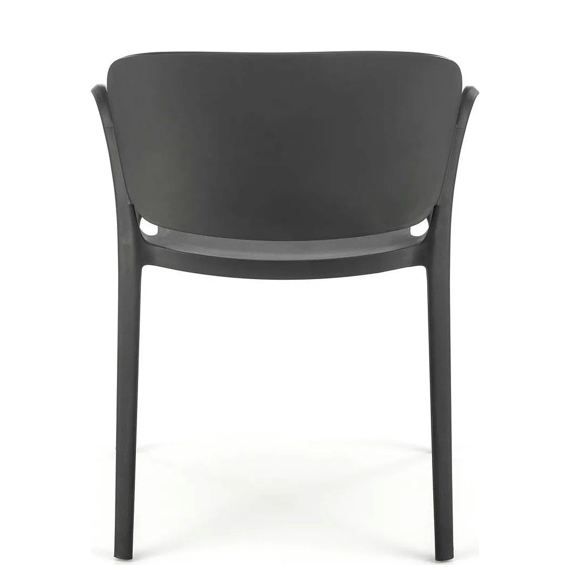 Scaun K491, negru, polipropilena, 60x56x76 cm