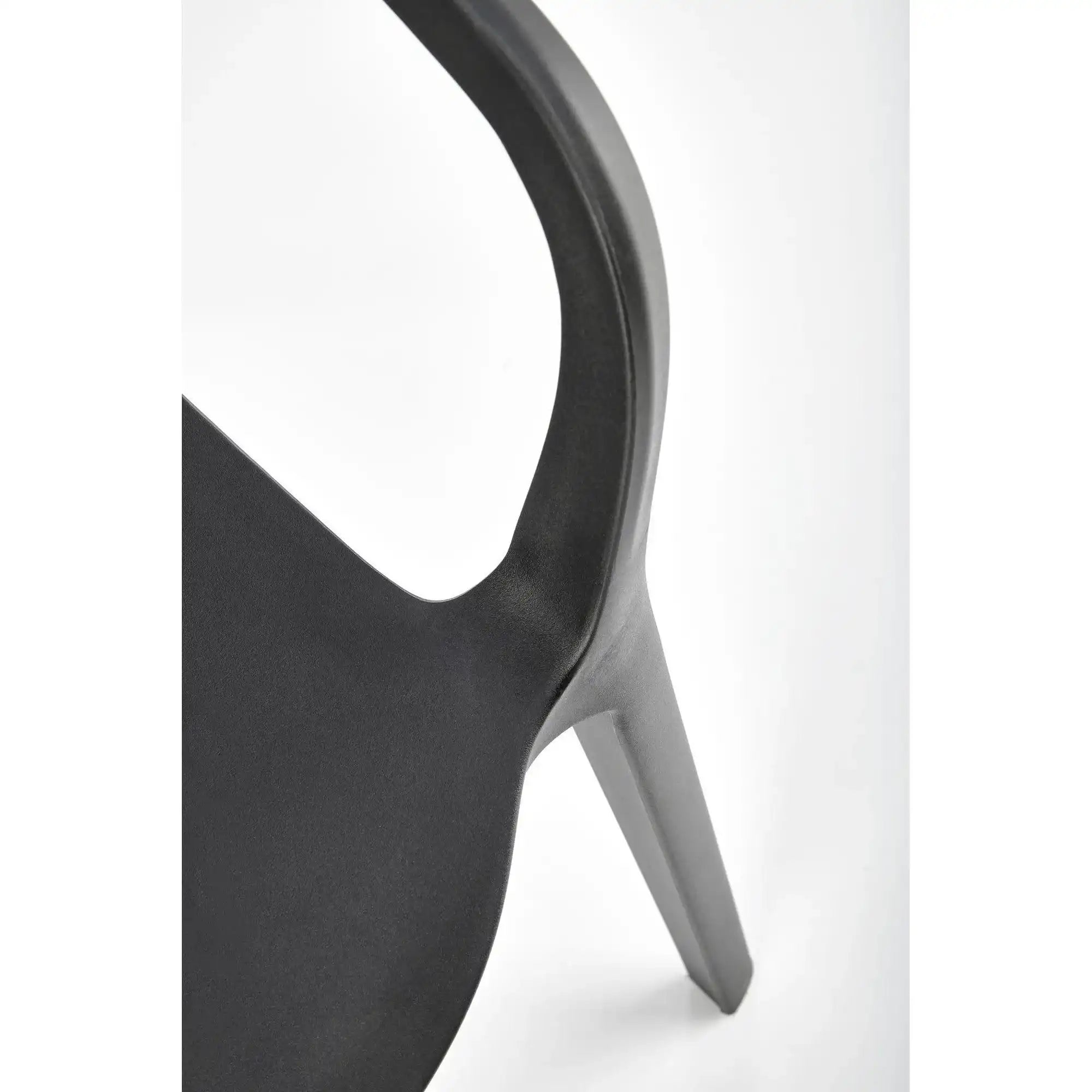 Scaun K491, negru, polipropilena, 60x56x76 cm