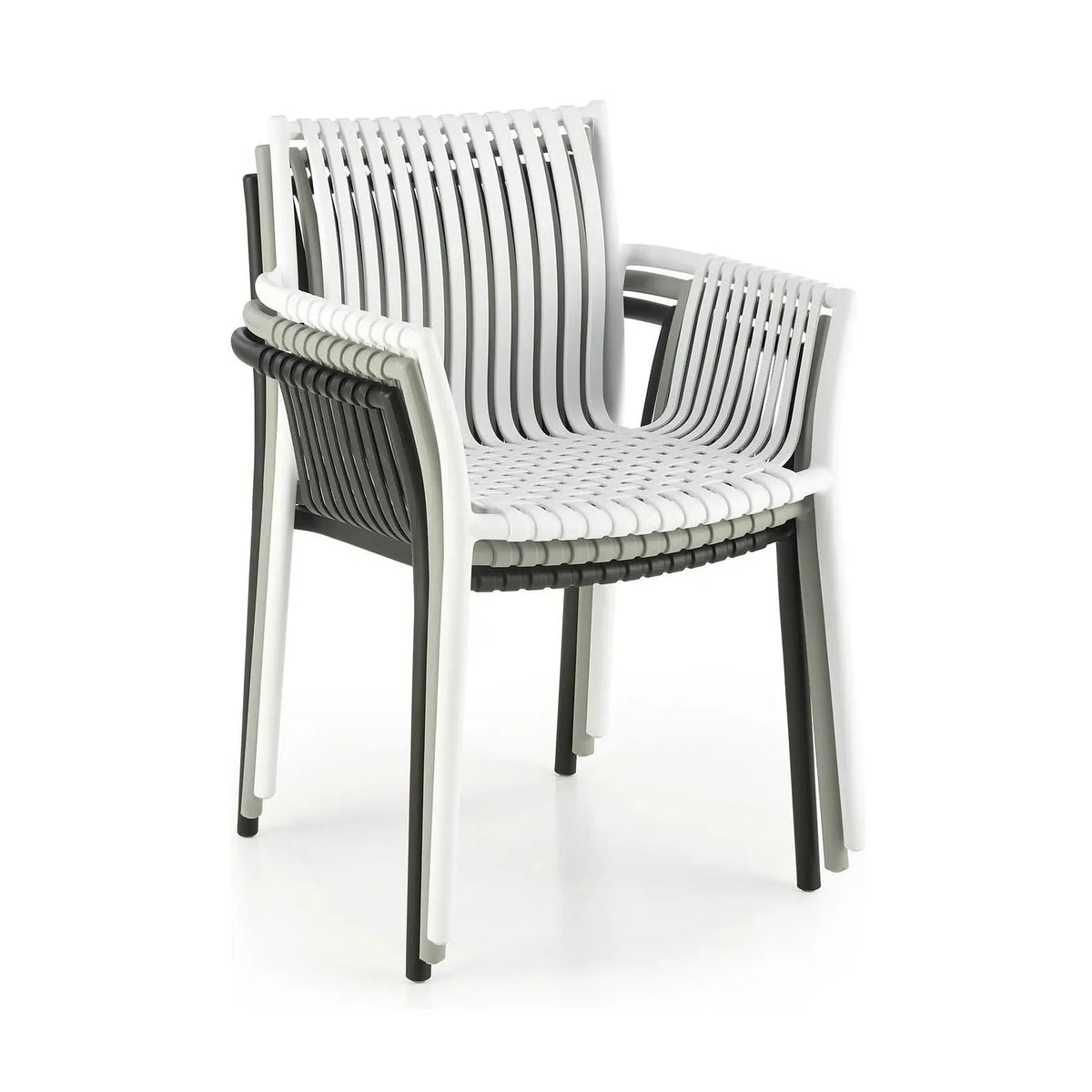 Scaun K492, alb, polipropilena, 60X56X84 cm