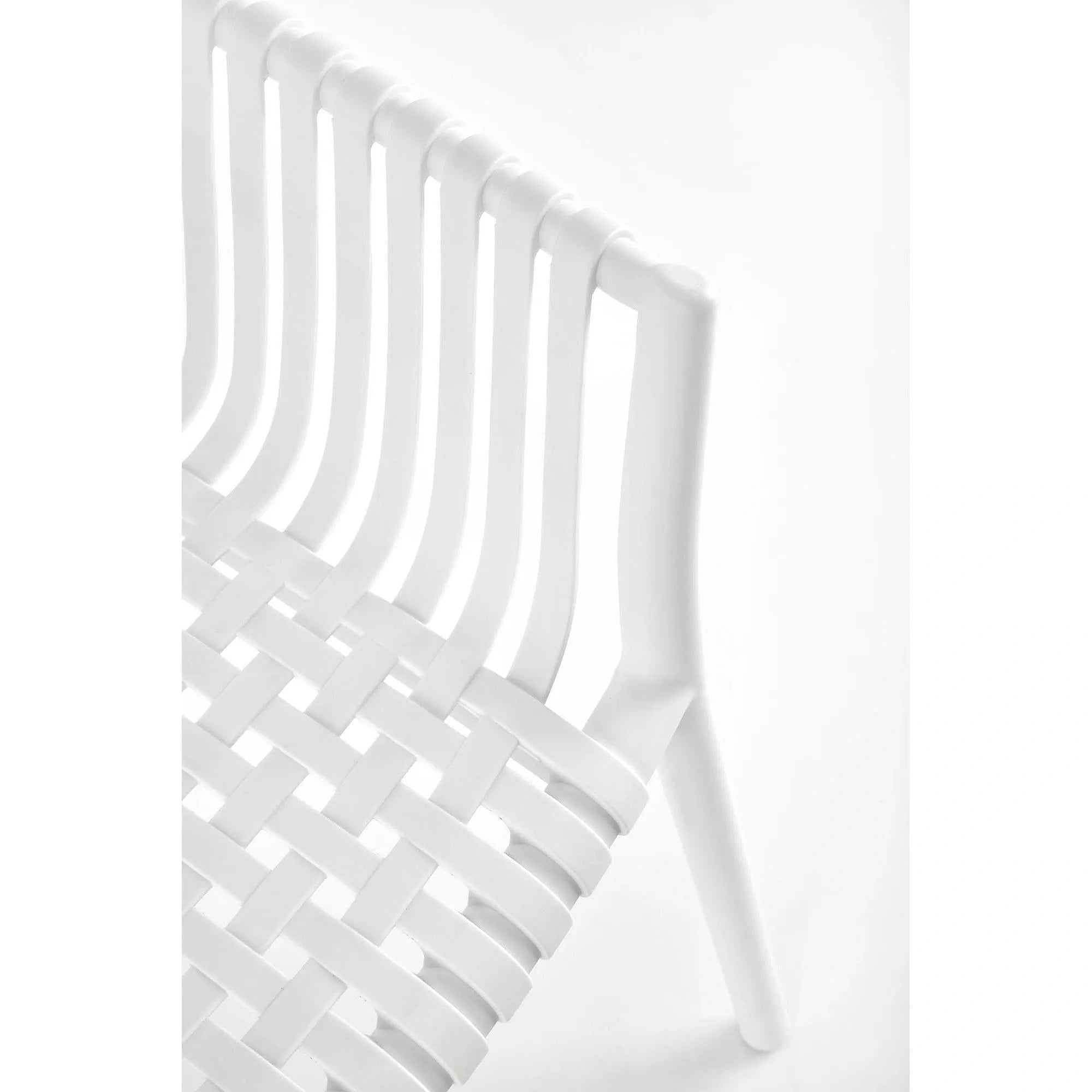 Scaun K492, alb, polipropilena, 60X56X84 cm