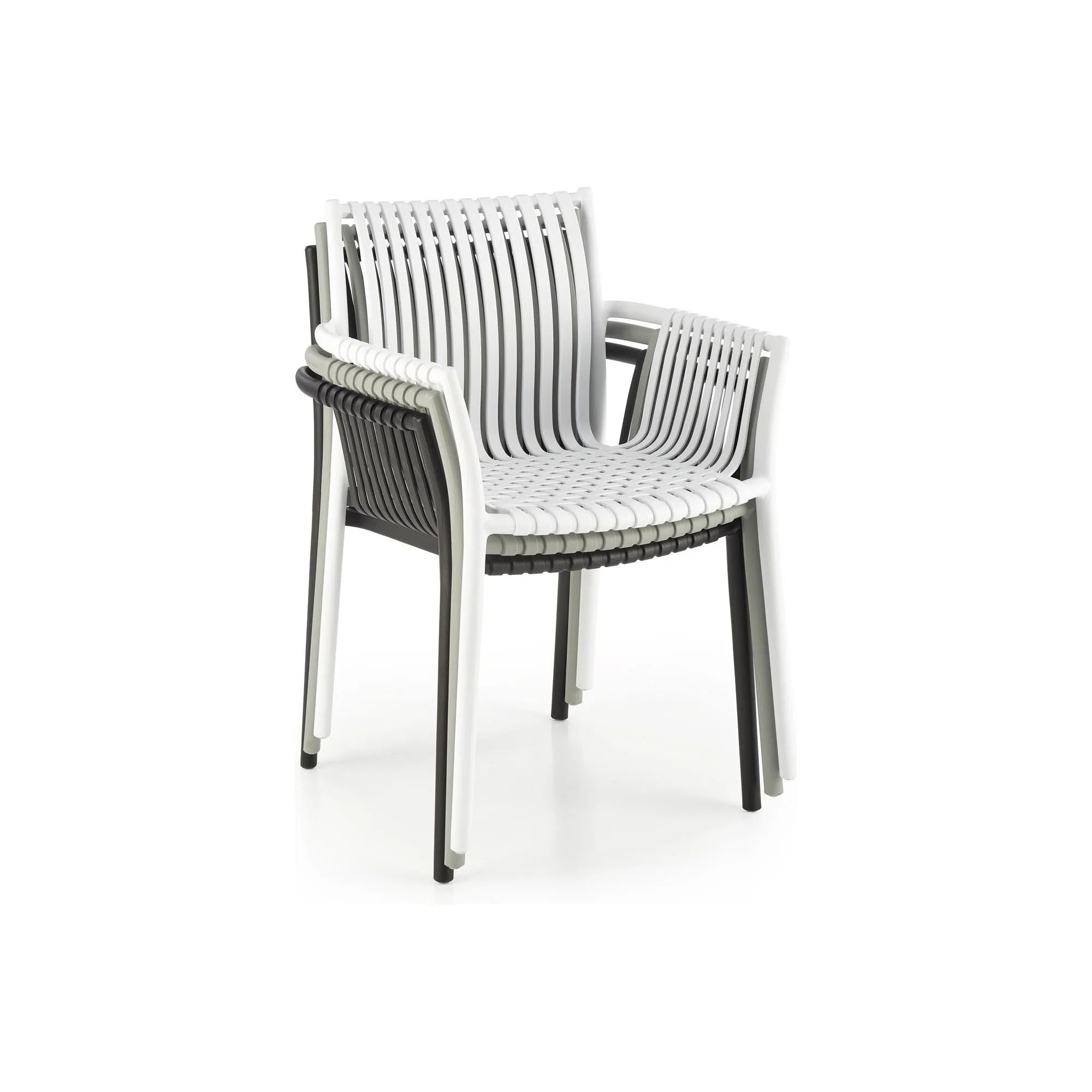 Scaun K492, alb, polipropilena, 60X56X84 cm