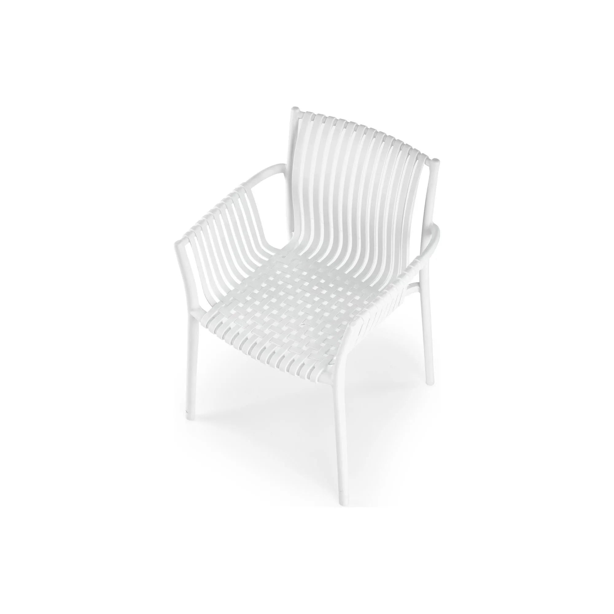 Scaun K492, alb, polipropilena, 60X56X84 cm