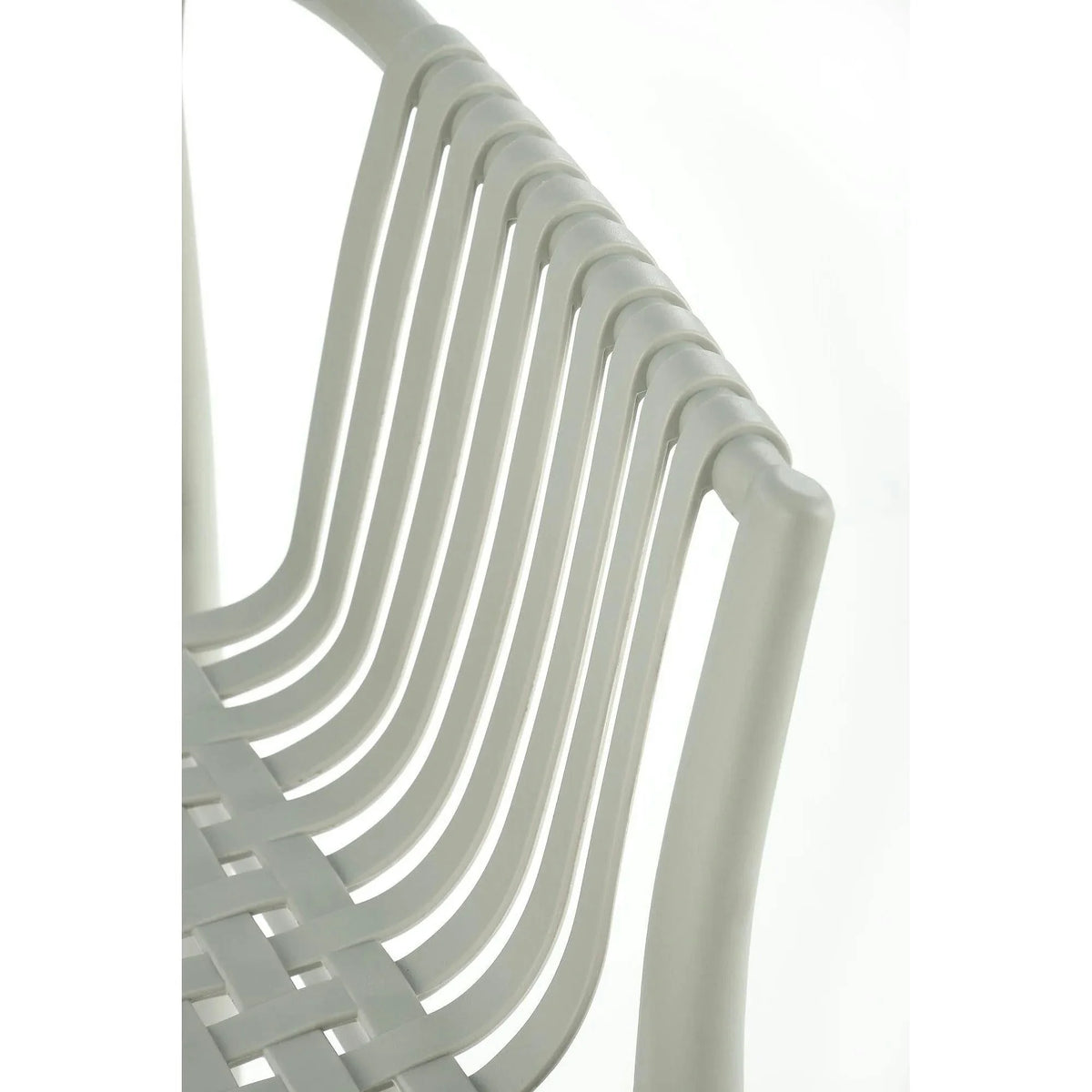 Scaun K492, gri, polipropilen, 60X56X84 cm