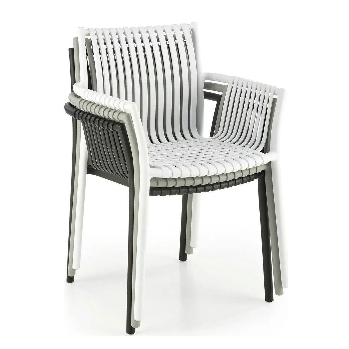 Scaun K492, gri, polipropilen, 60X56X84 cm