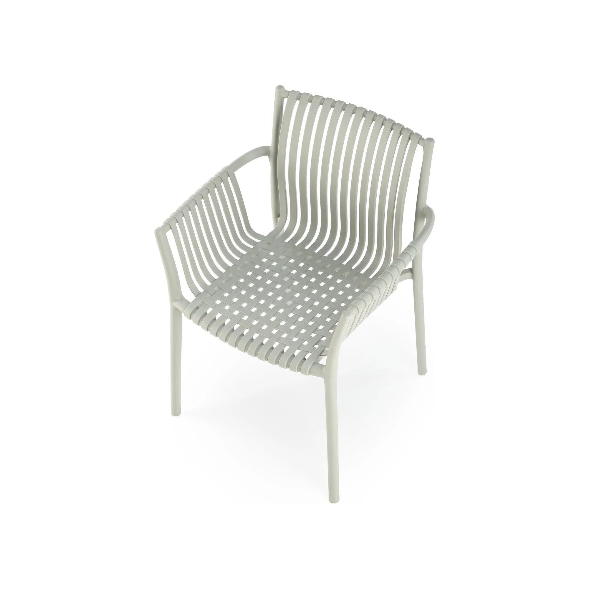 Scaun K492, gri, polipropilen, 60X56X84 cm