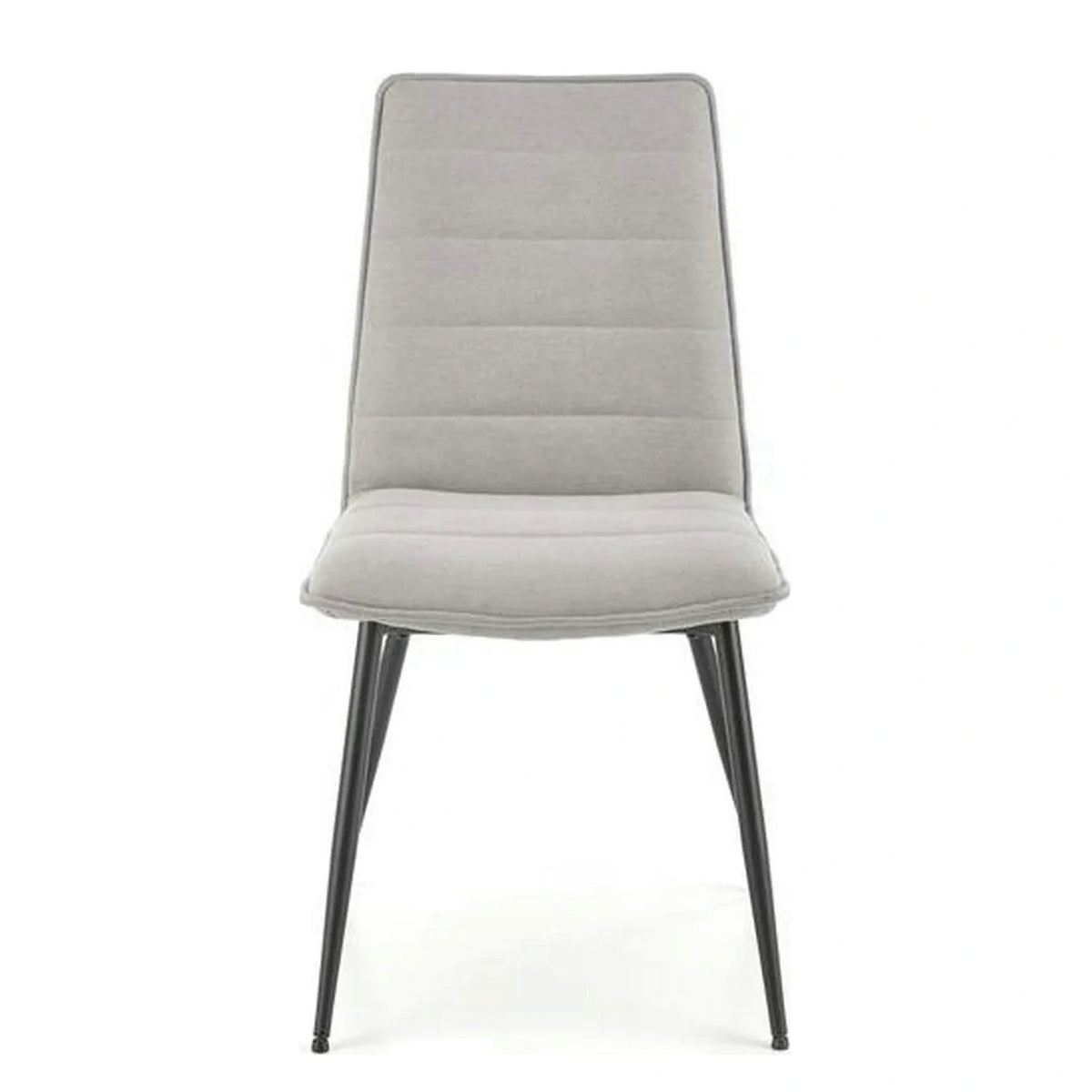 Scaun K493, gri/negru, stofa clasica/metal, 47x60x92 cm