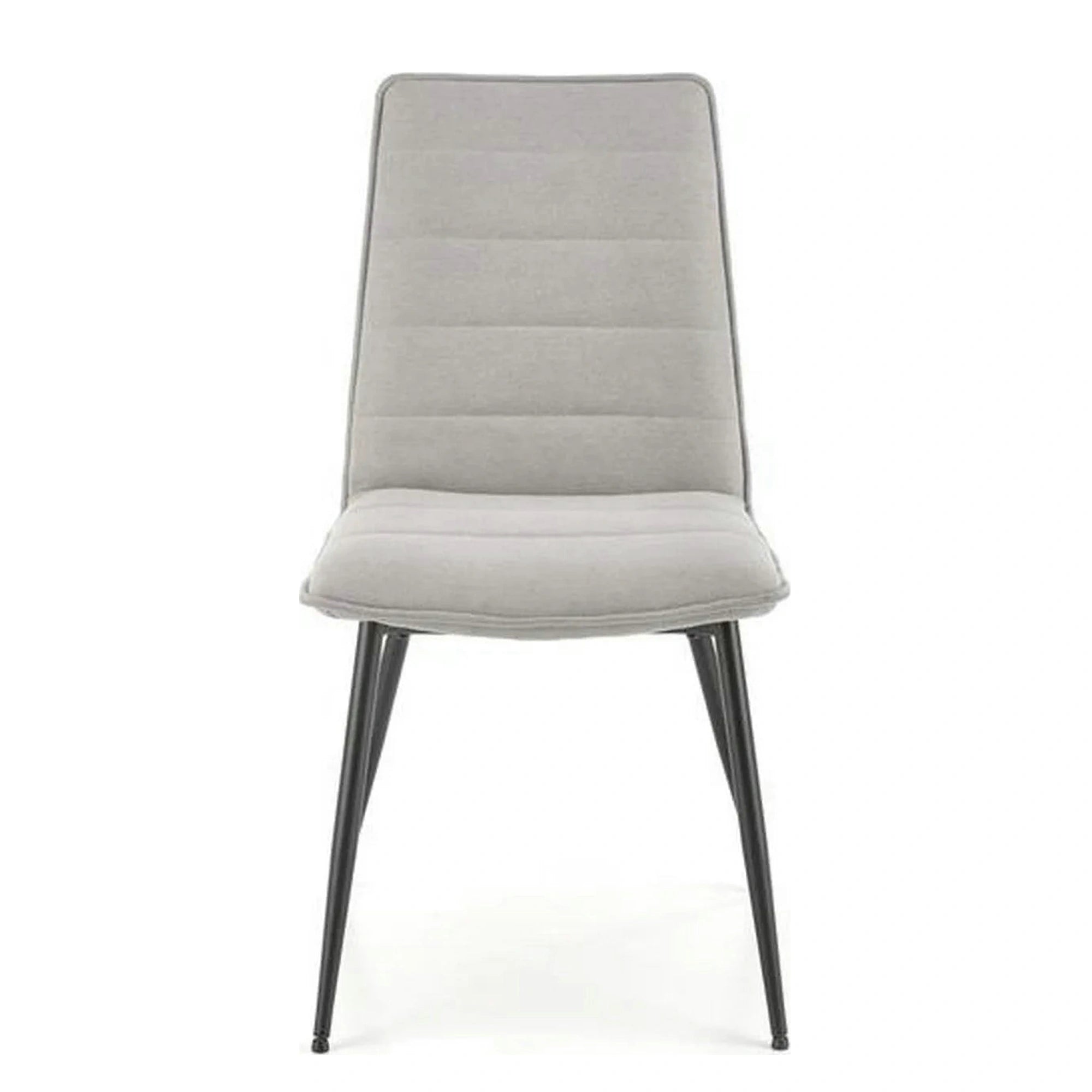 Scaun K493, gri/negru, stofa clasica/metal, 47x60x92 cm