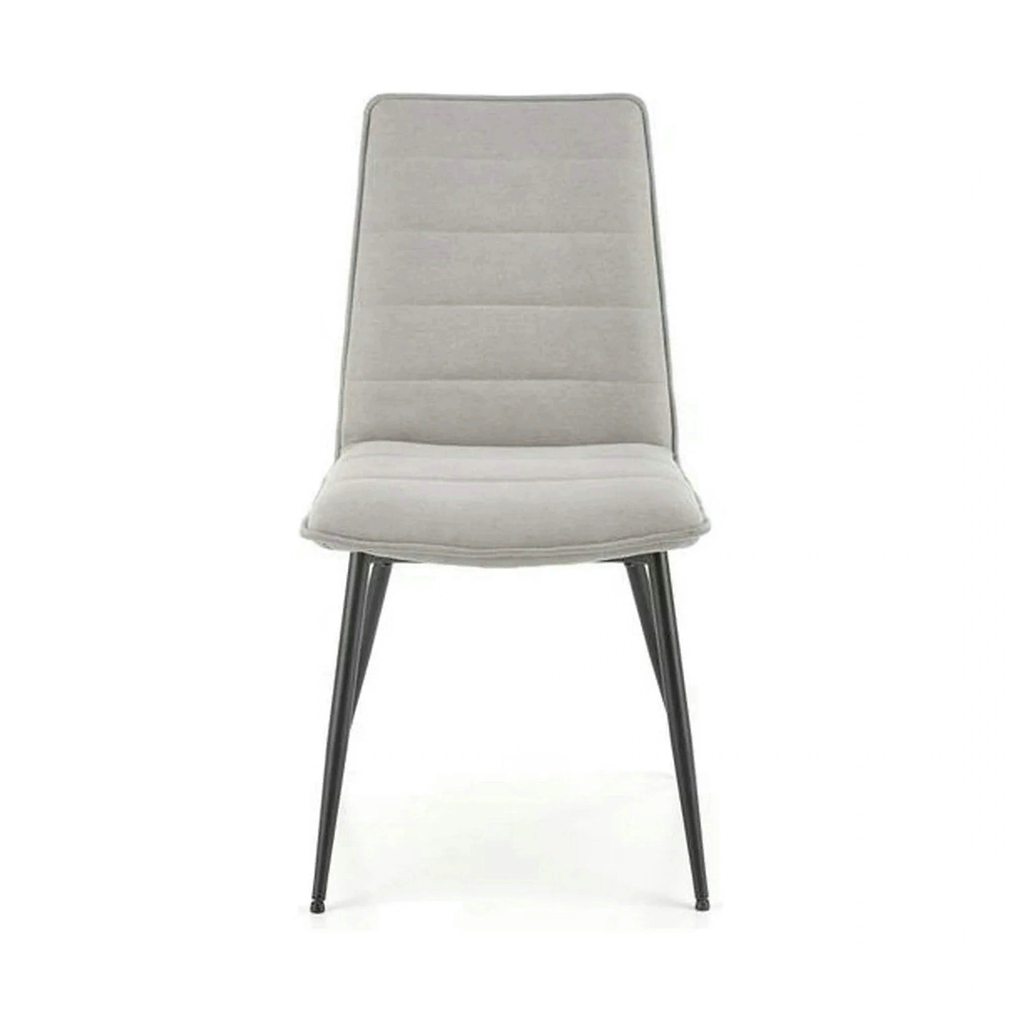 Scaun K493, gri/negru, stofa clasica/metal, 47x60x92 cm