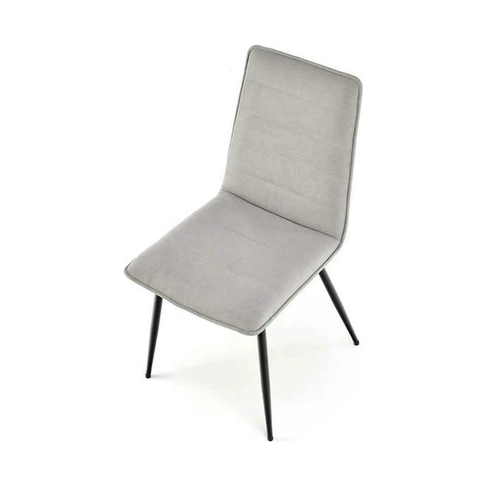 Scaun K493, gri/negru, stofa clasica/metal, 47x60x92 cm