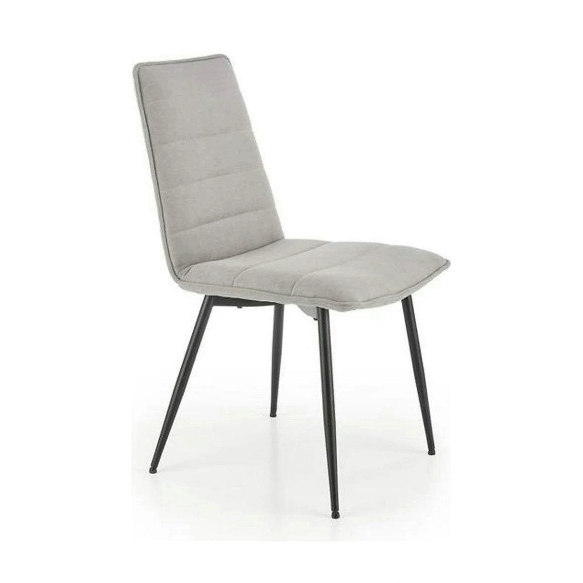 Scaun K493, gri/negru, stofa clasica/metal, 47x60x92 cm