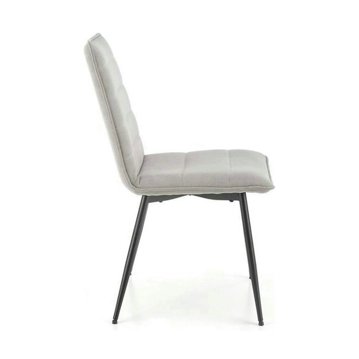 Scaun K493, gri/negru, stofa clasica/metal, 47x60x92 cm
