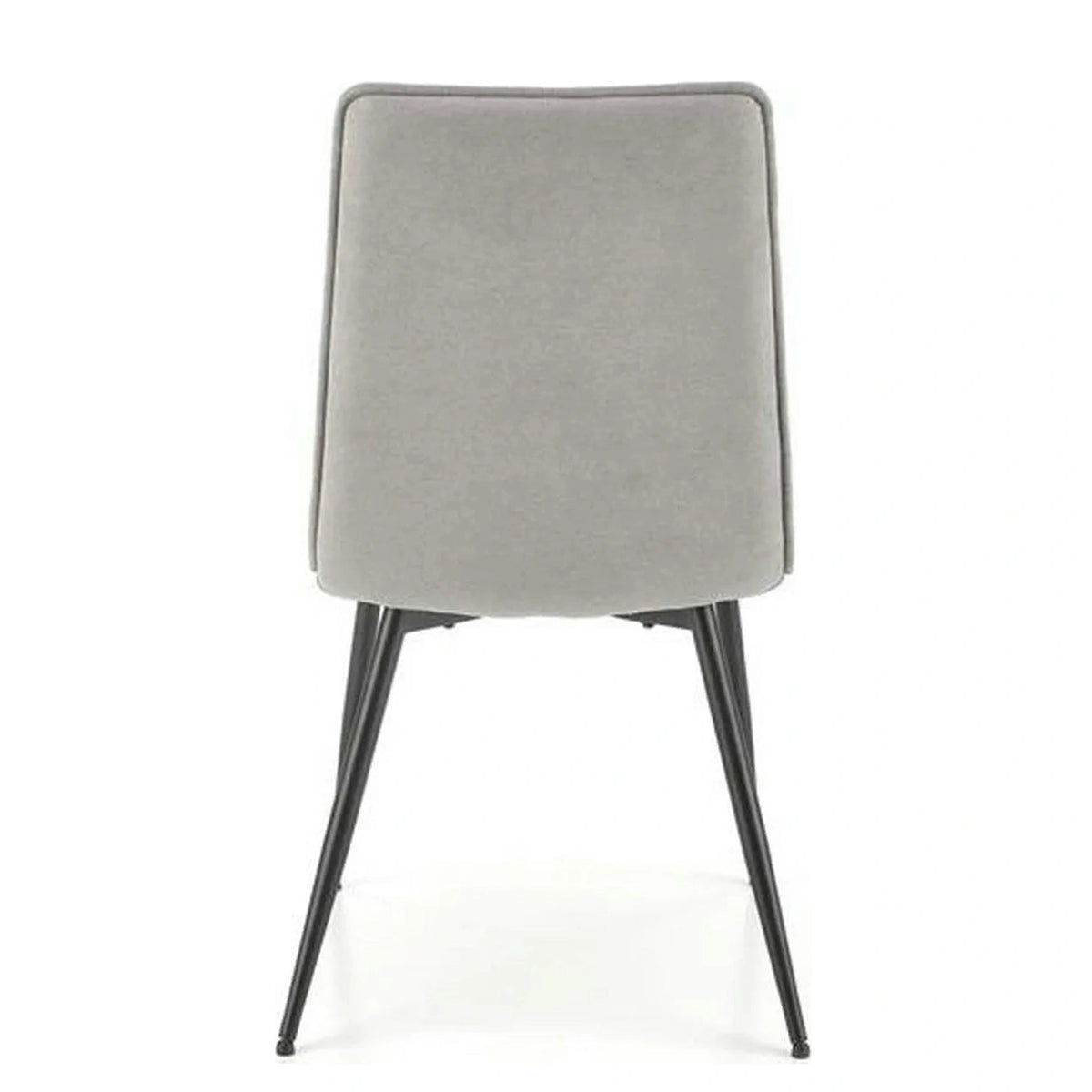 Scaun K493, gri/negru, stofa clasica/metal, 47x60x92 cm
