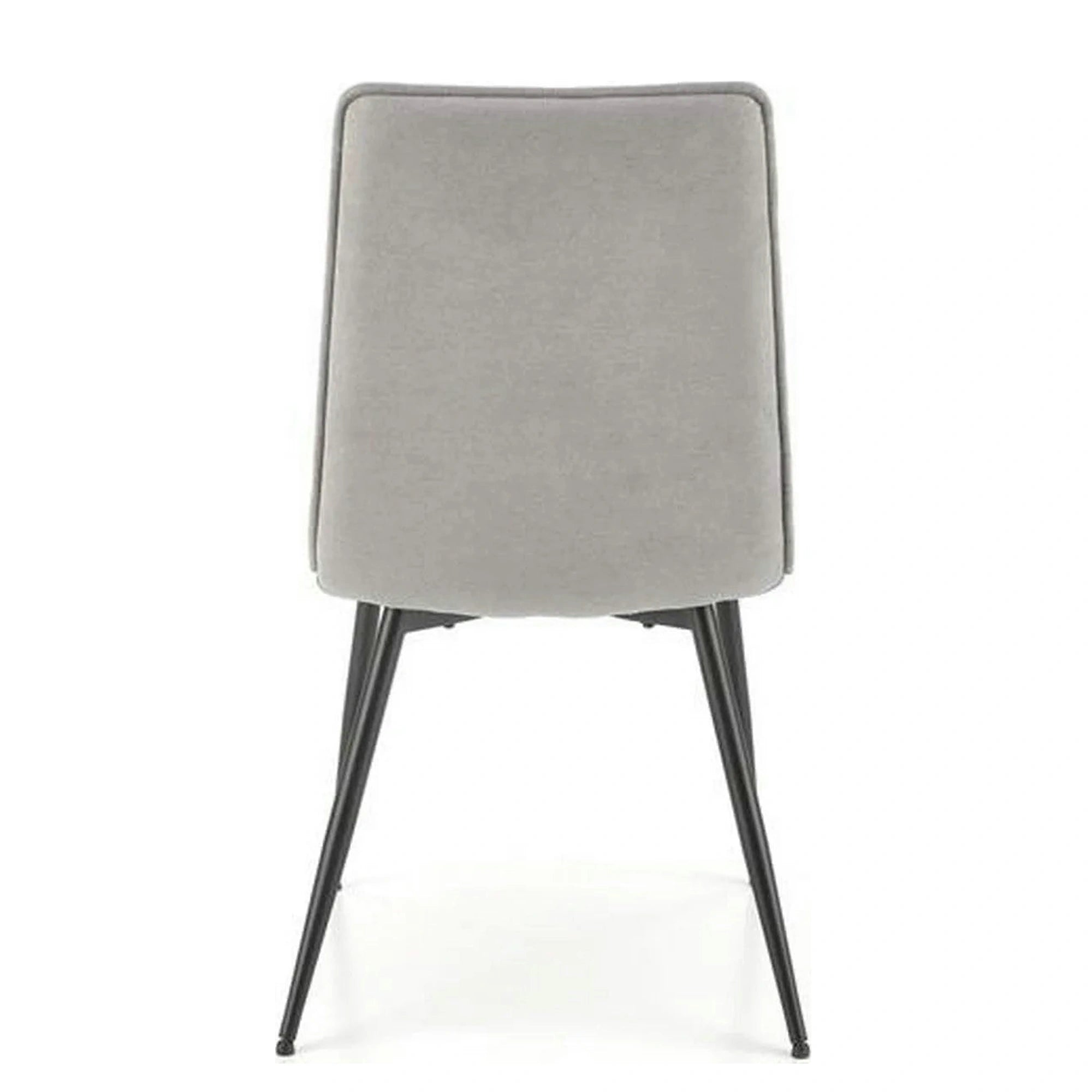 Scaun K493, gri/negru, stofa clasica/metal, 47x60x92 cm