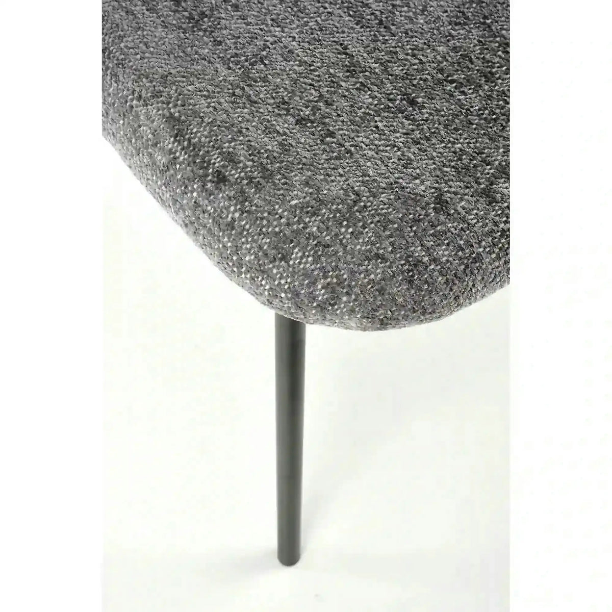 Scaun K497, gri deschis, stofa clasica/metal, 52x62x82 cm