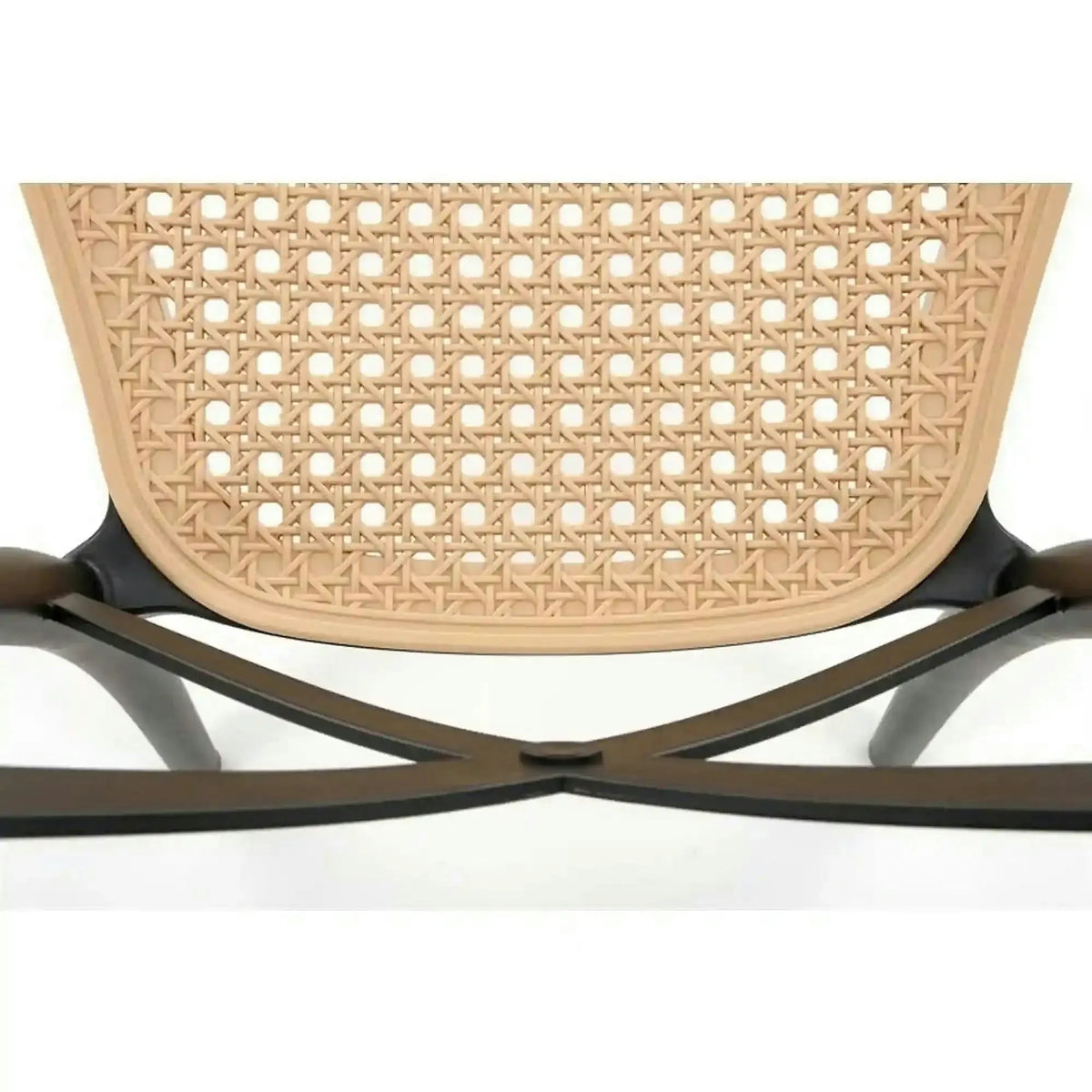 Scaun K512, maro/negru, plastic, 47x51x87 cm