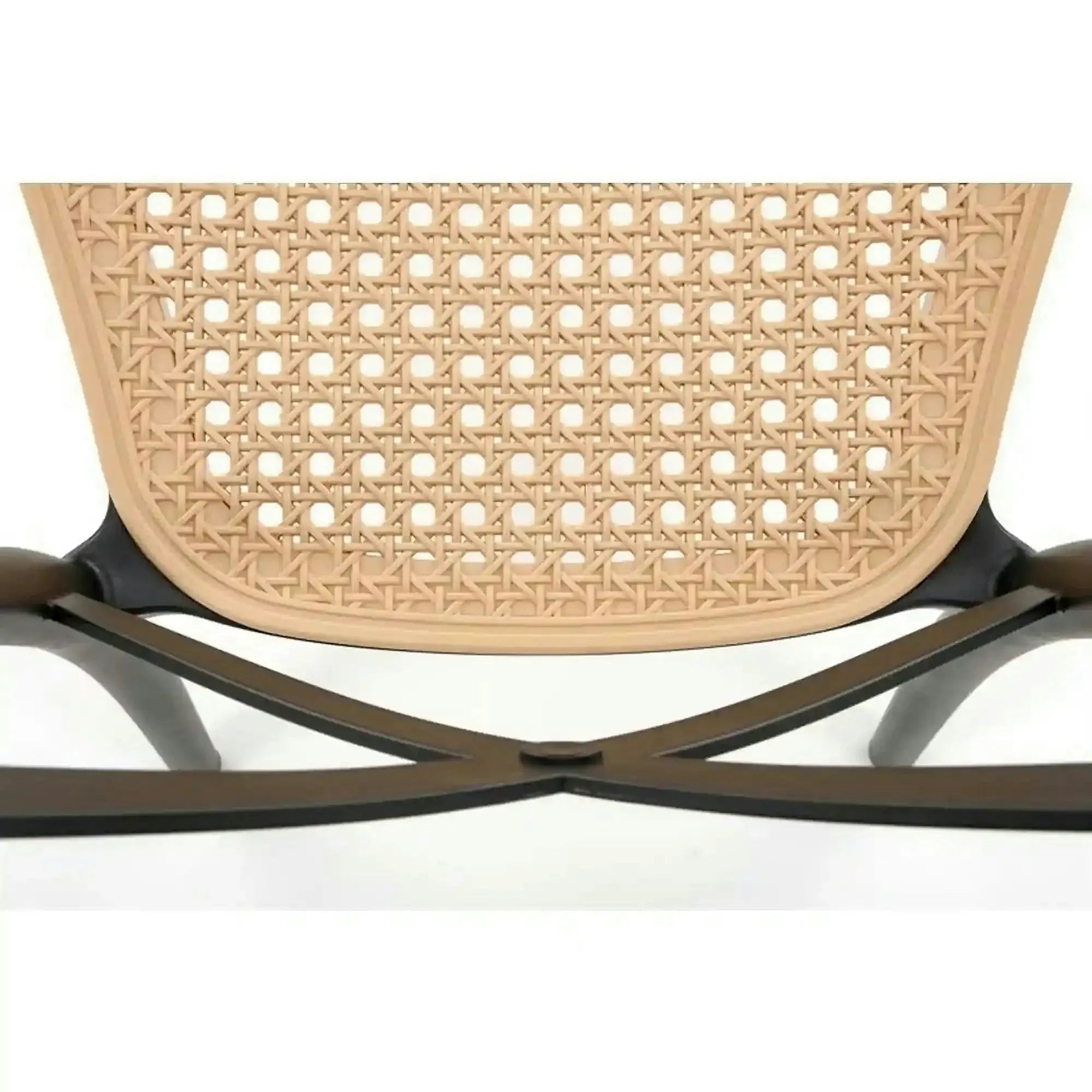 Scaun K512, maro/negru, plastic, 47x51x87 cm
