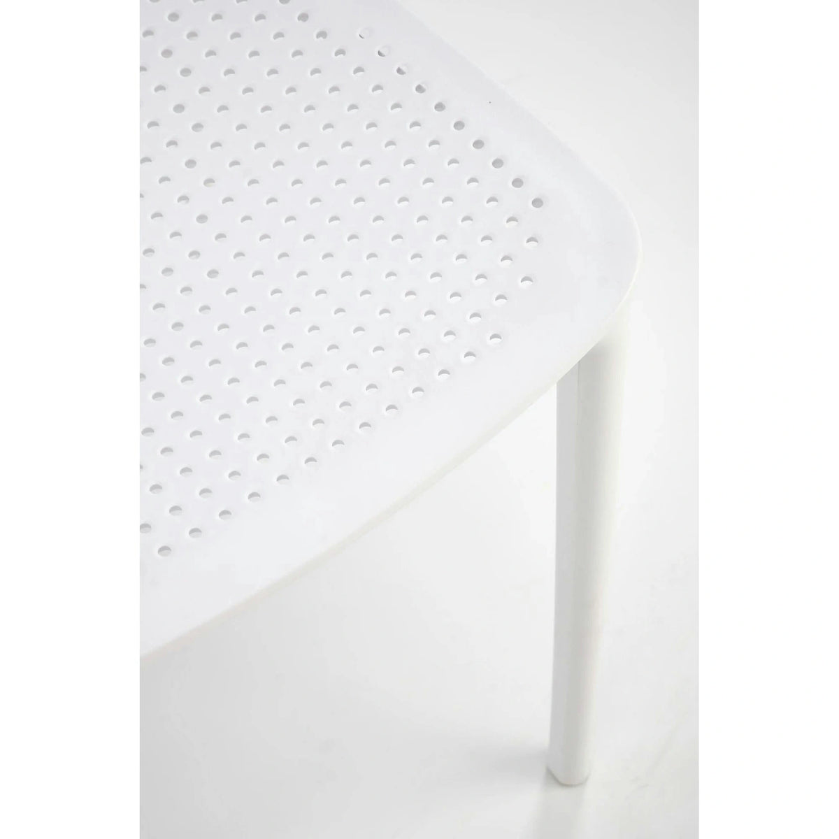 Scaun K514, alb, polipropilena, 42x55x79 cm