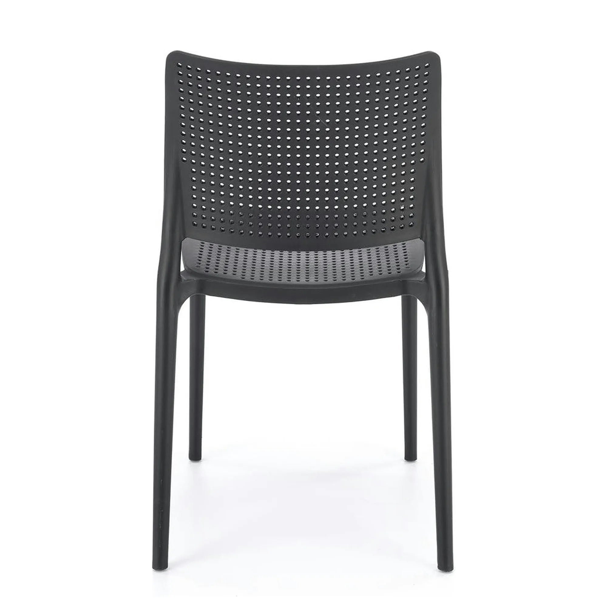 Scaun K514, negru, polipropilena, 42x55x79 cm