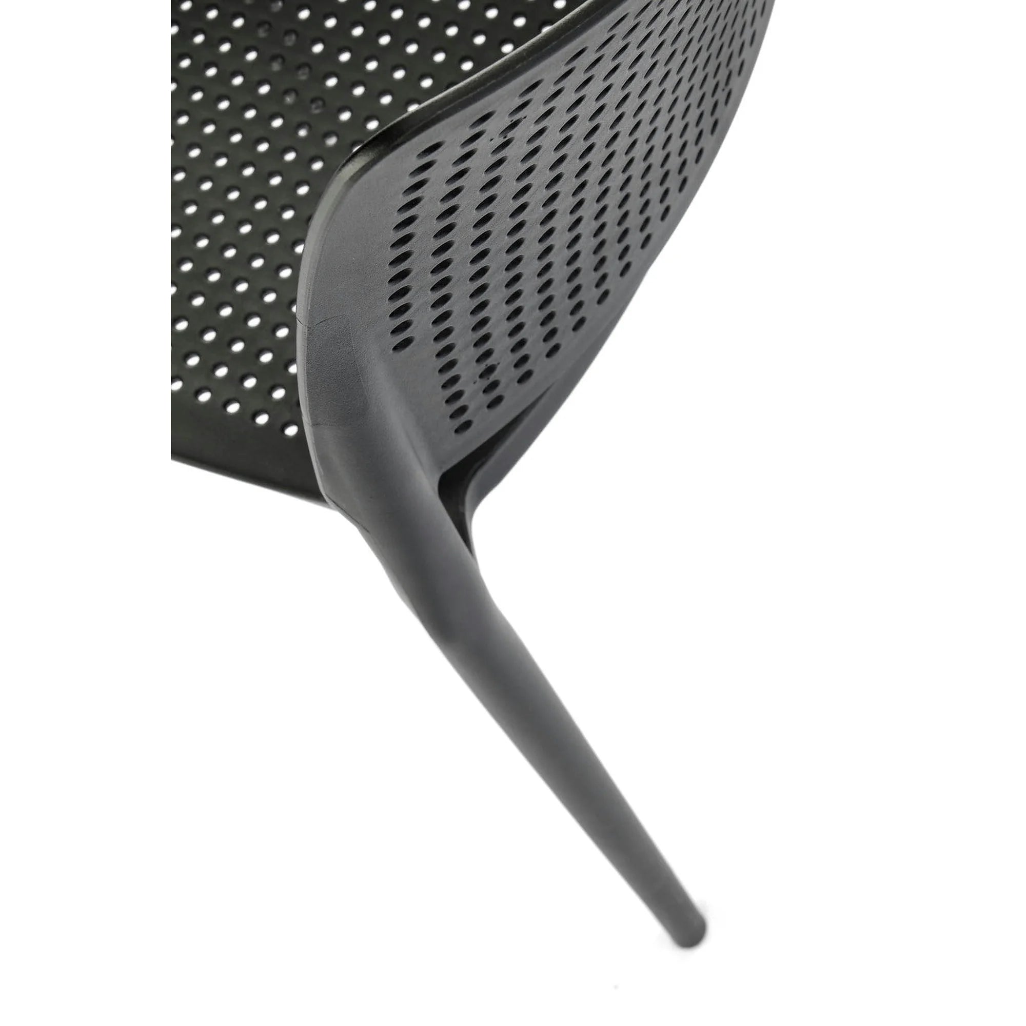 Scaun K514, negru, polipropilena, 42x55x79 cm