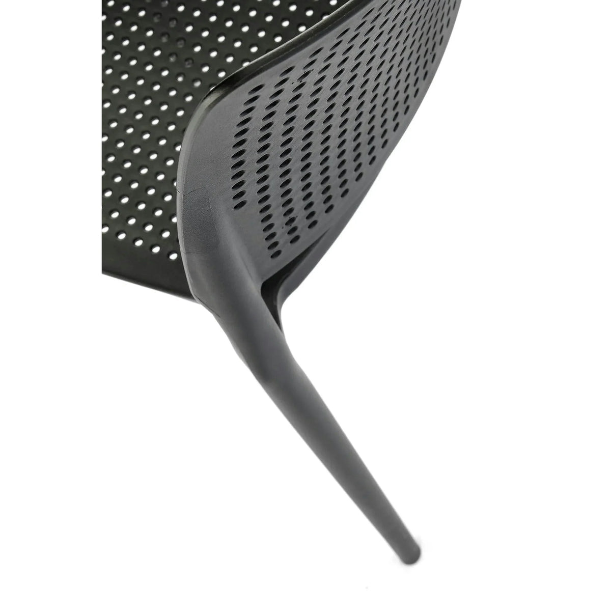 Scaun K514, negru, polipropilena, 42x55x79 cm