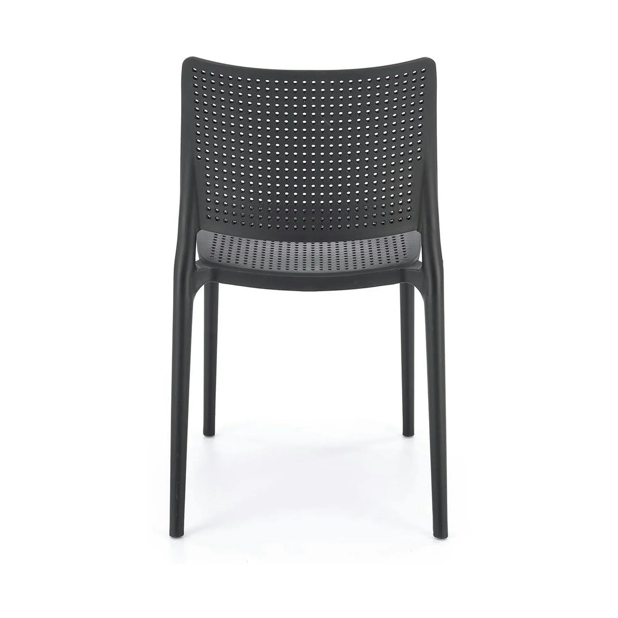 Scaun K514, negru, polipropilena, 42x55x79 cm
