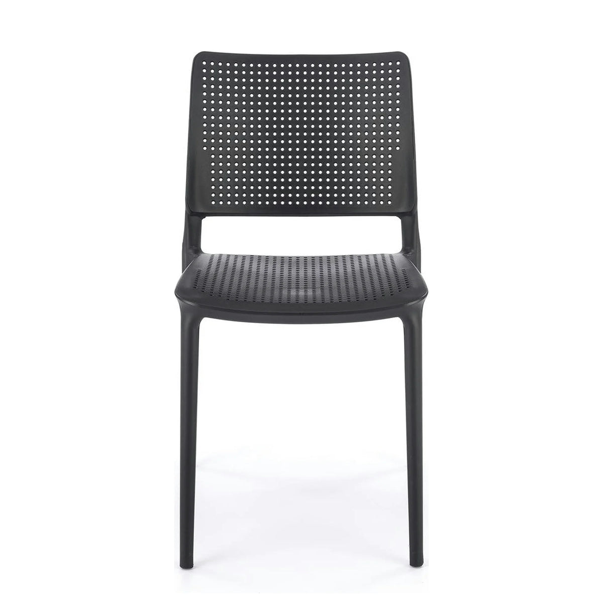 Scaun K514, negru, polipropilena, 42x55x79 cm