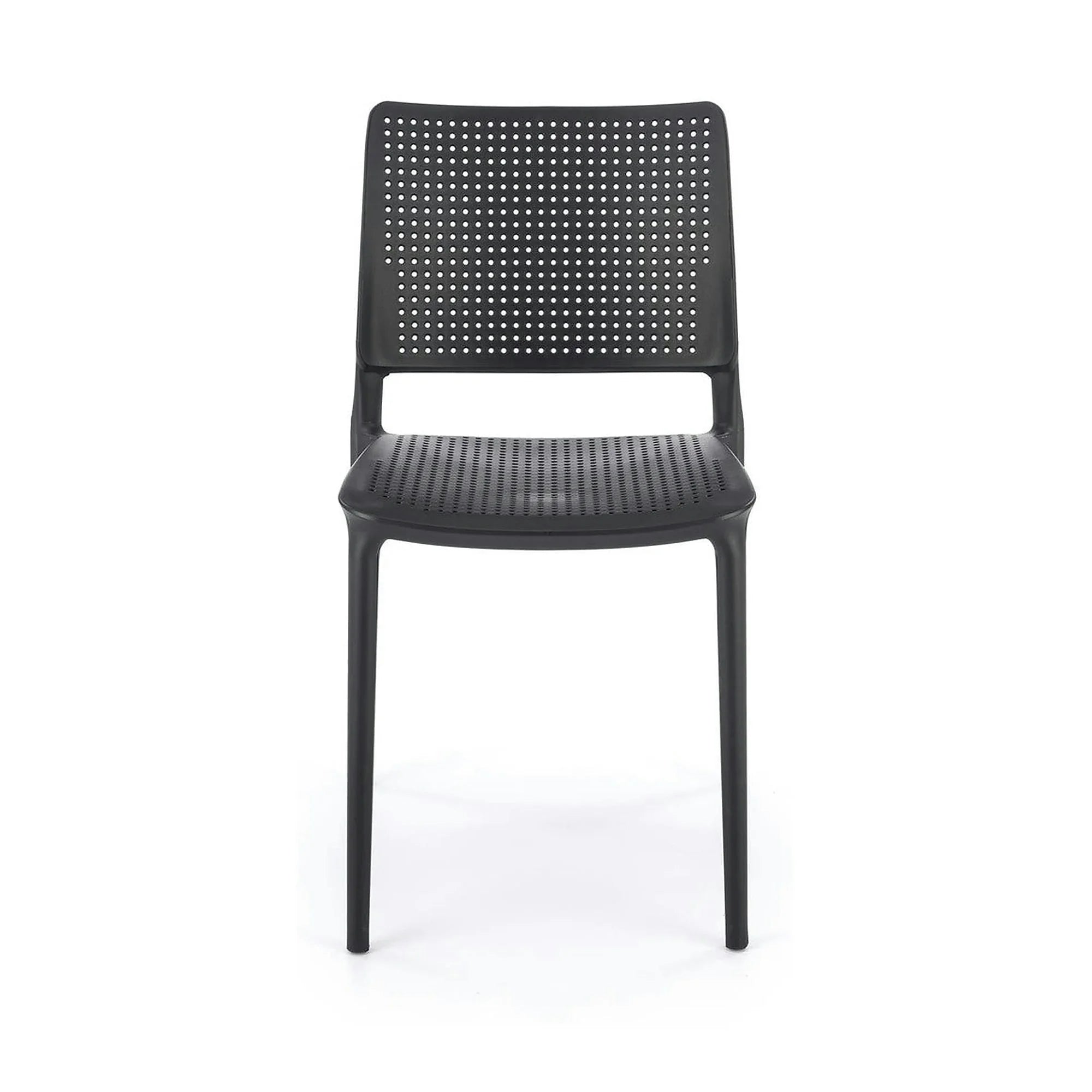 Scaun K514, negru, polipropilena, 42x55x79 cm