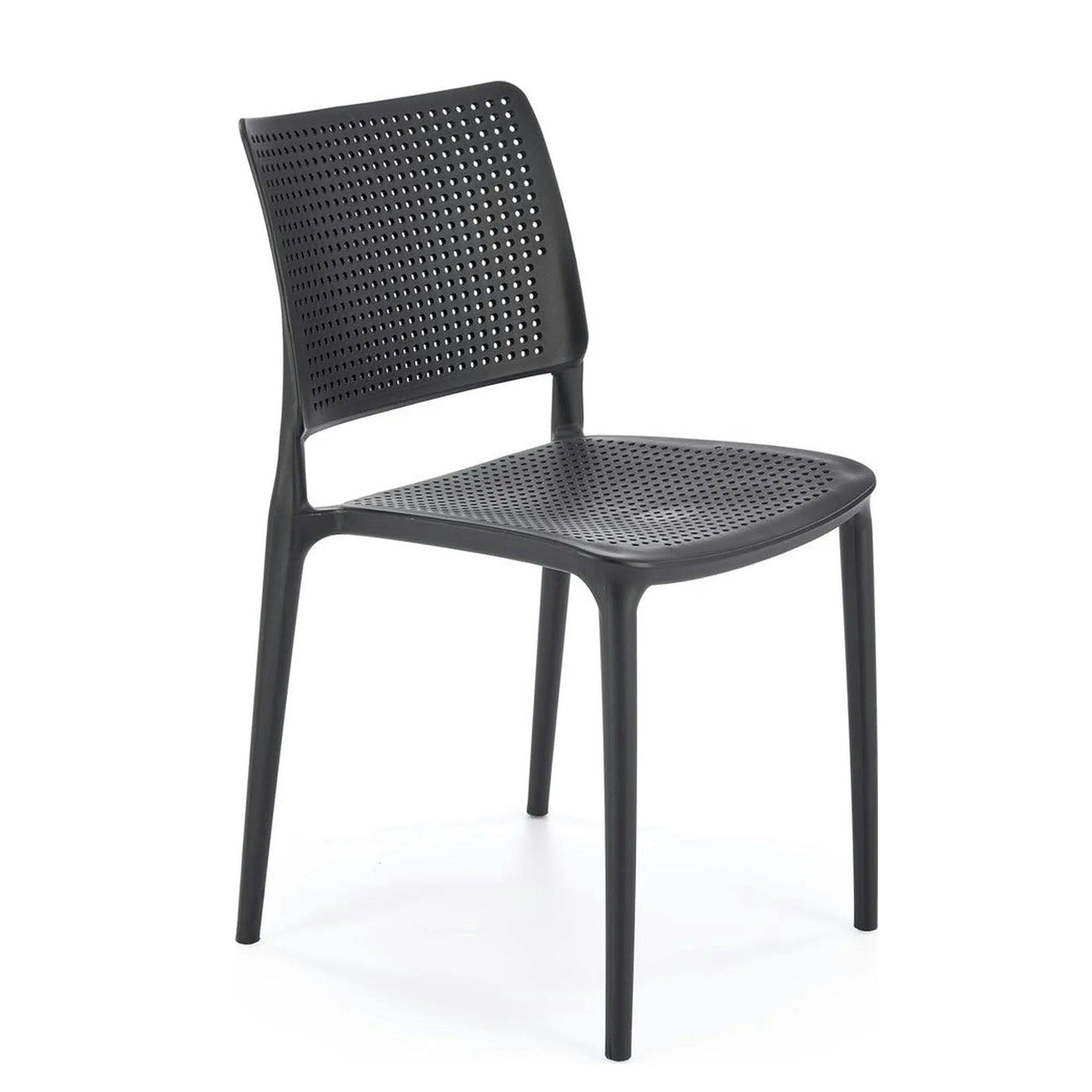 Scaun K514, negru, polipropilena, 42x55x79 cm