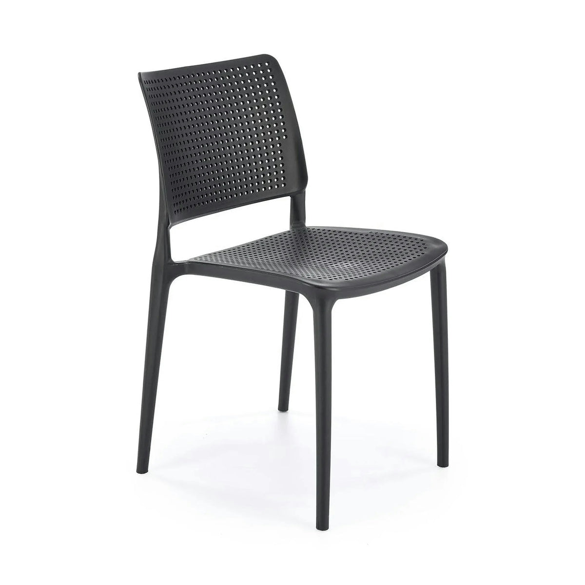 Scaun K514, negru, polipropilena, 42x55x79 cm