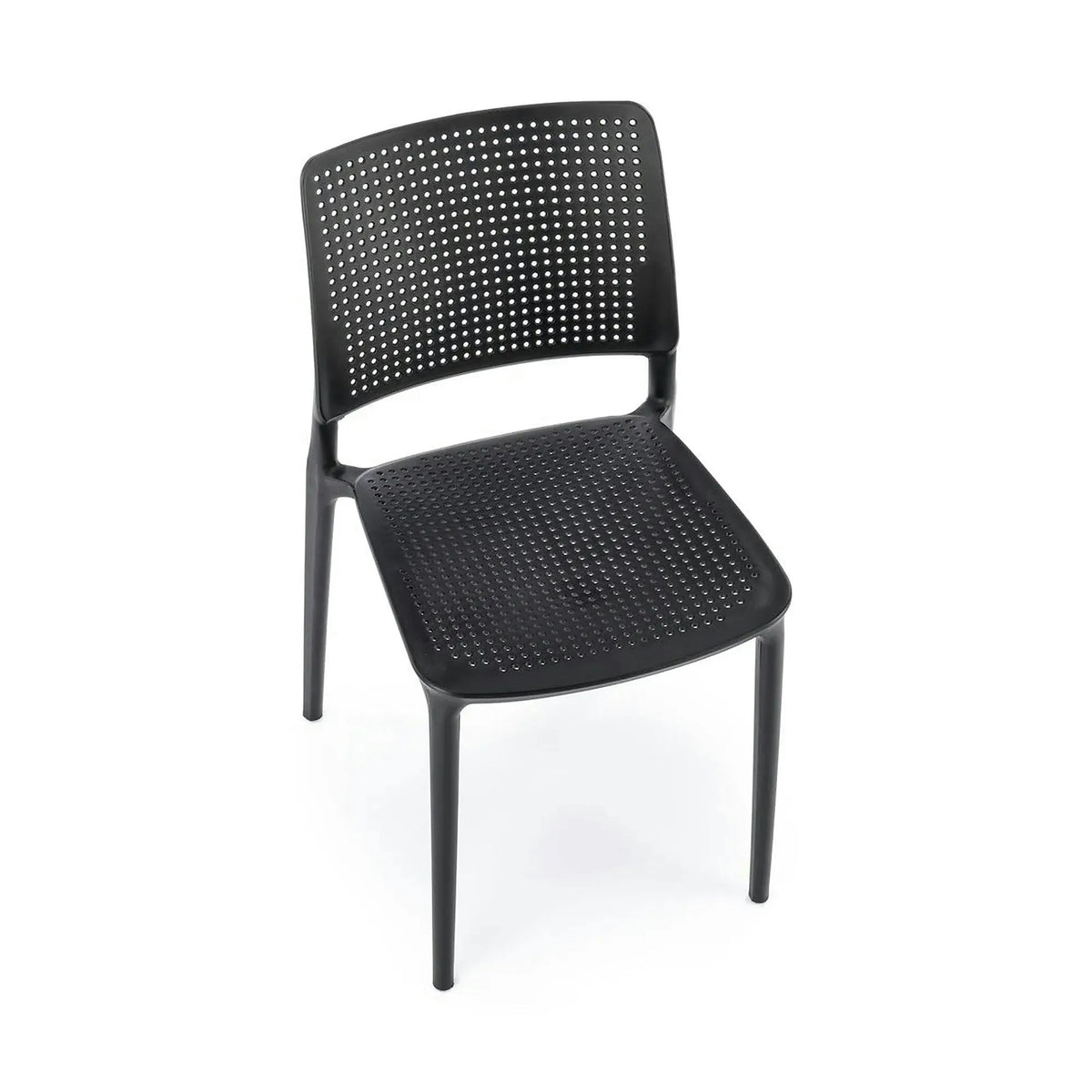 Scaun K514, negru, polipropilena, 42x55x79 cm