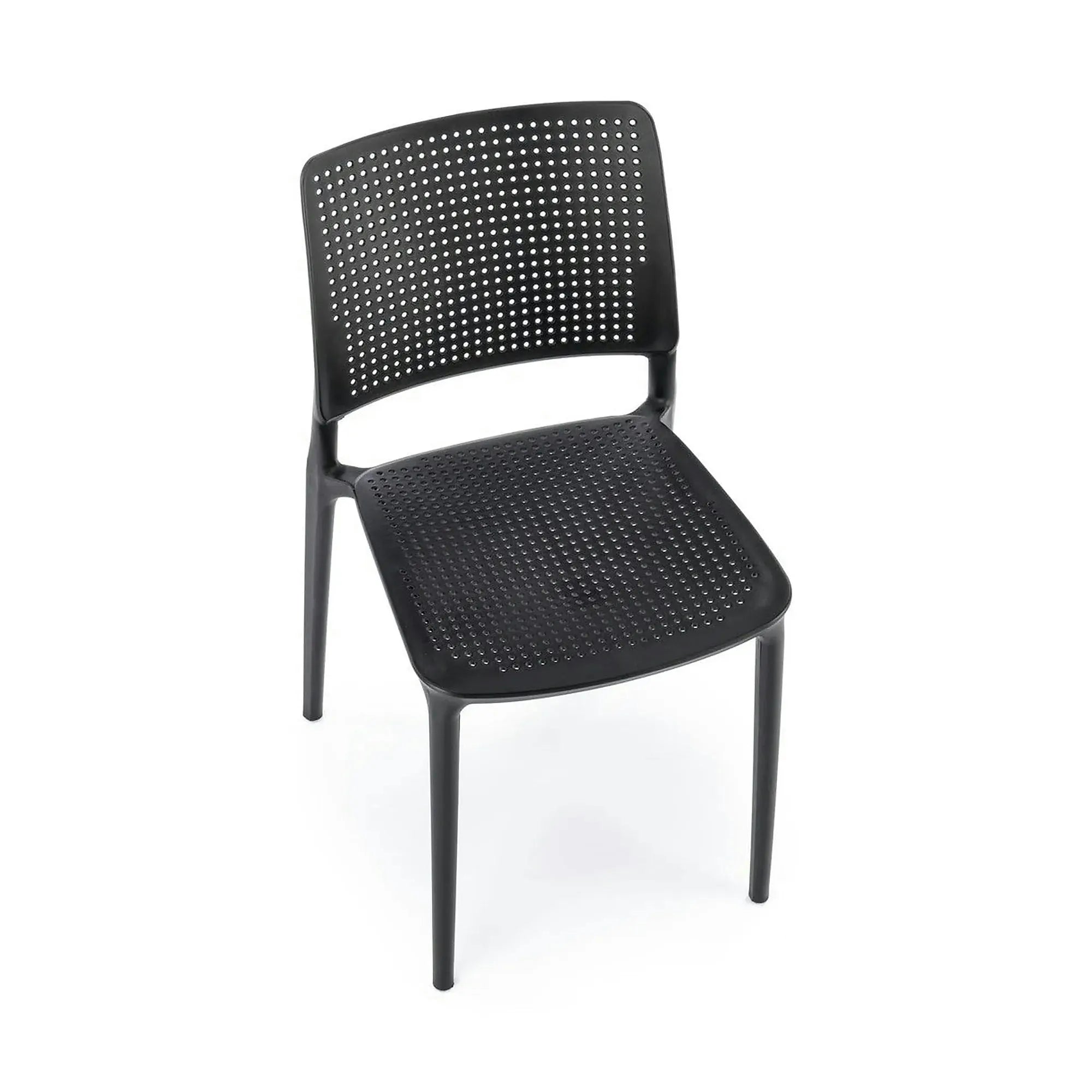 Scaun K514, negru, polipropilena, 42x55x79 cm