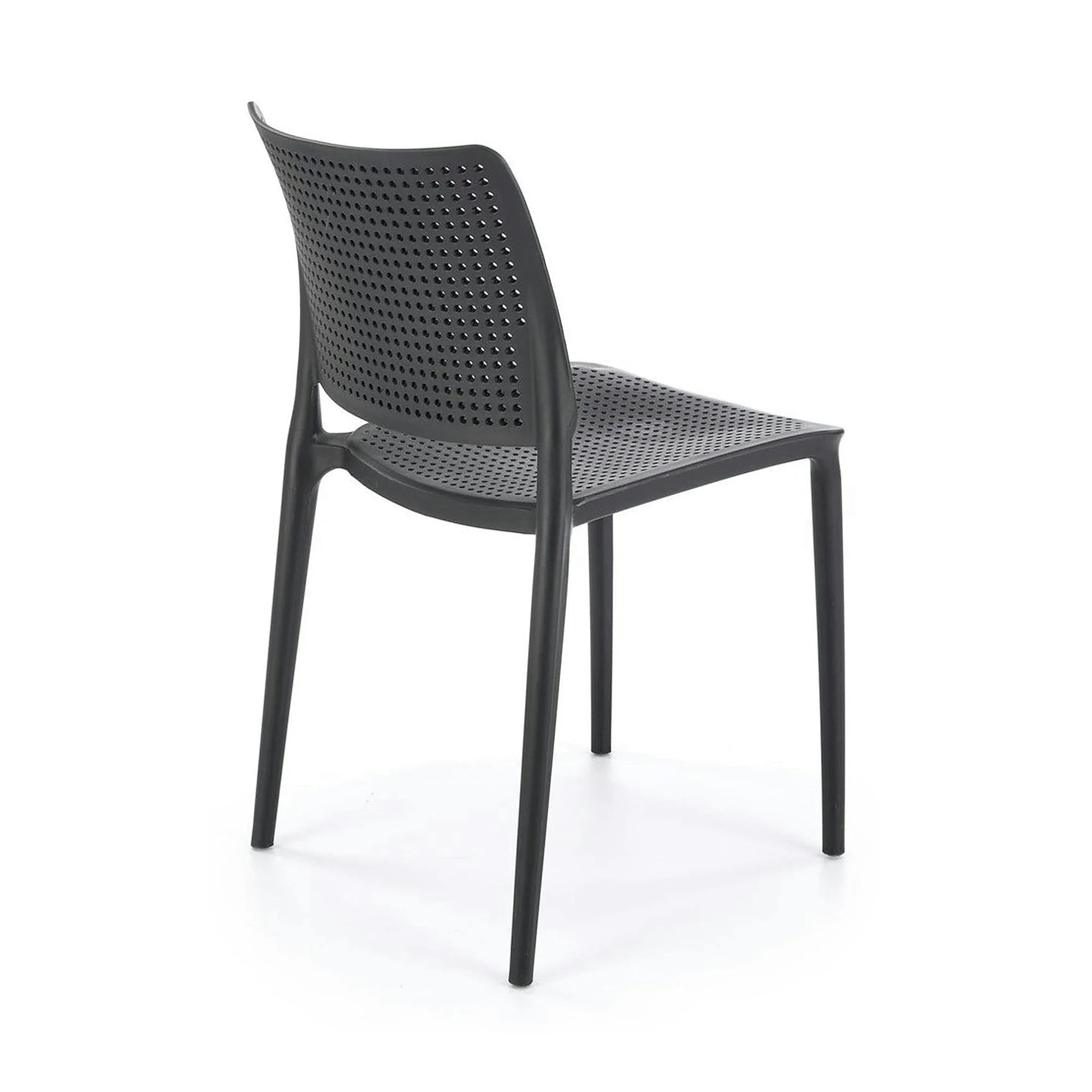 Scaun K514, negru, polipropilena, 42x55x79 cm