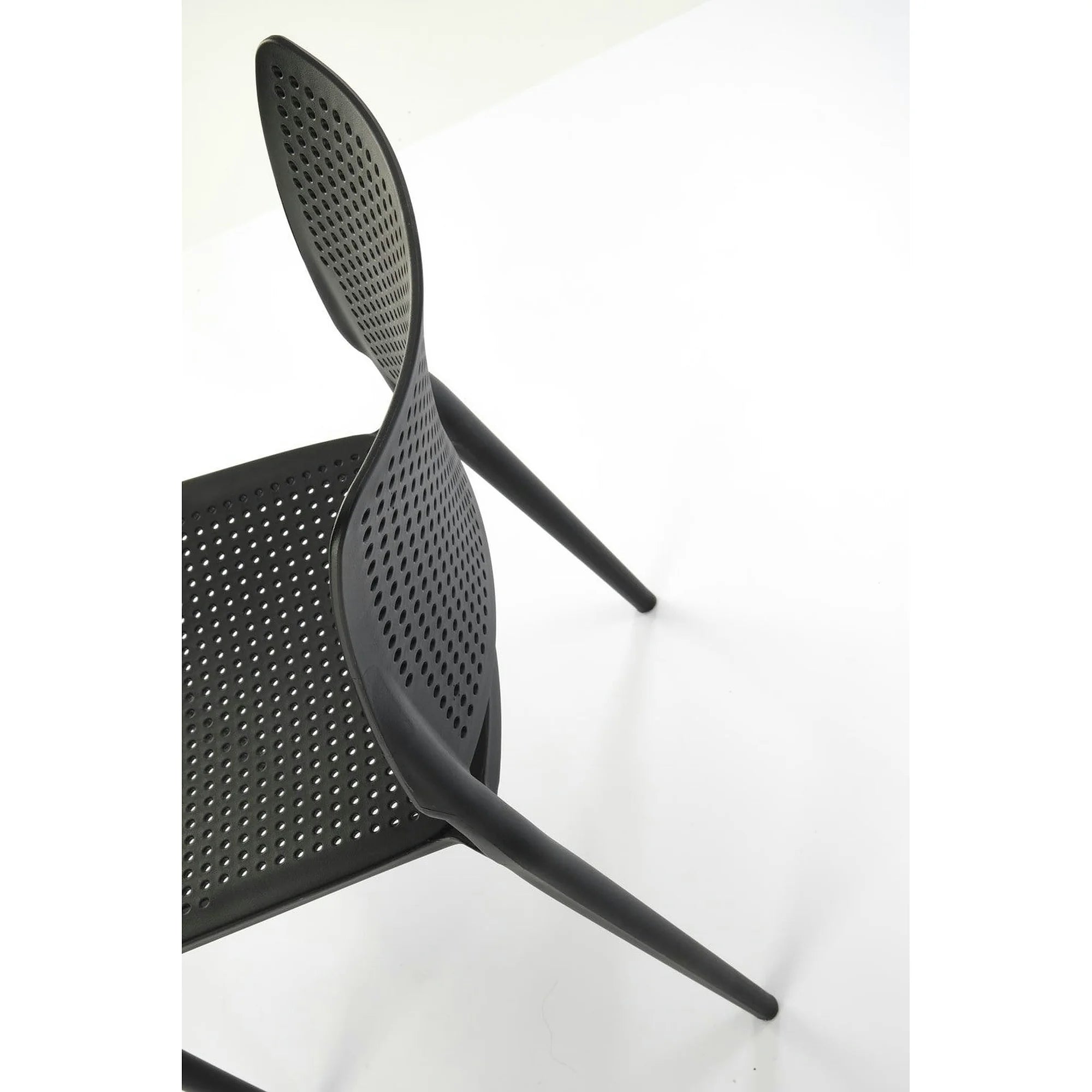 Scaun K514, negru, polipropilena, 42x55x79 cm