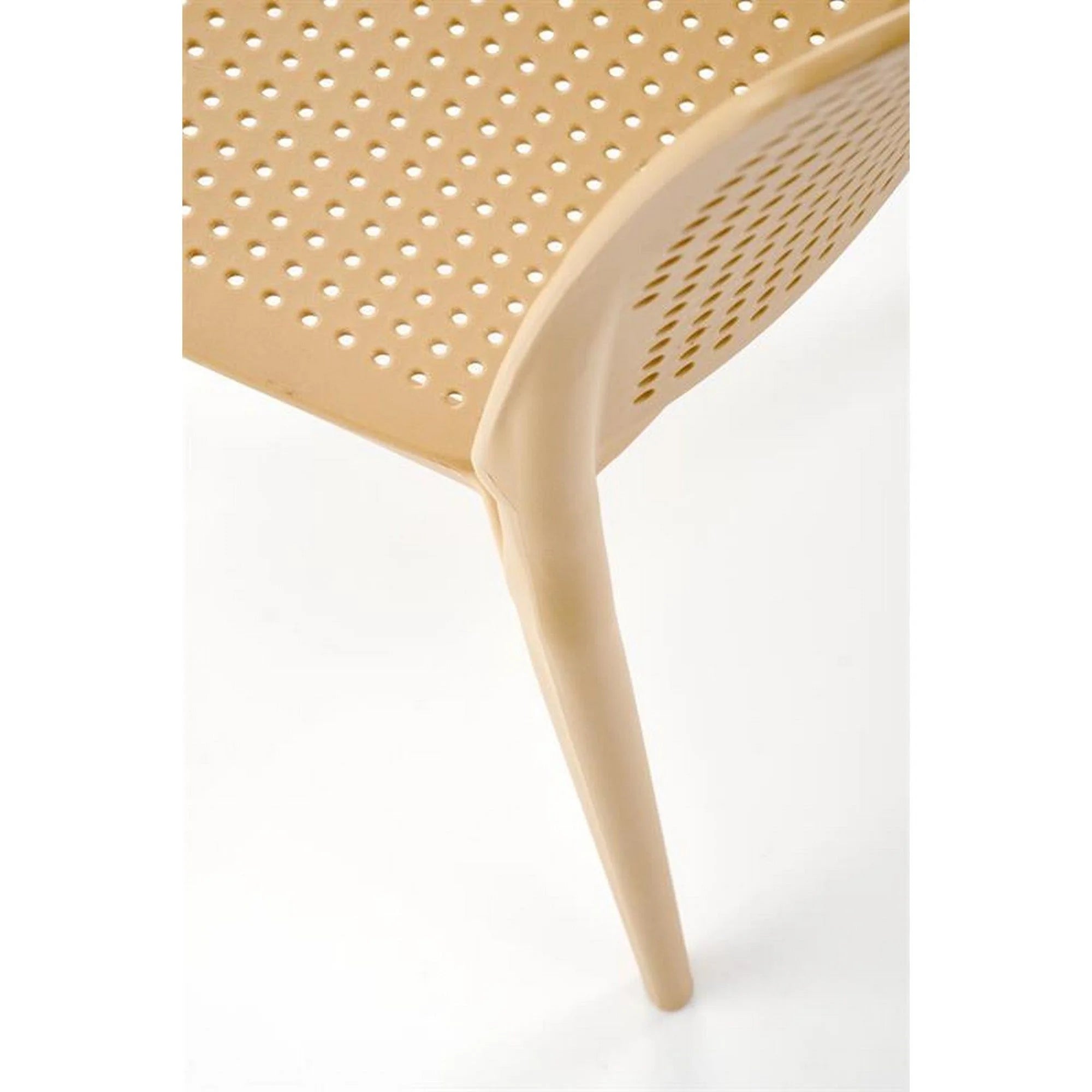 Scaun K514, portocaliu, polipropilena, 42x55x79 cm