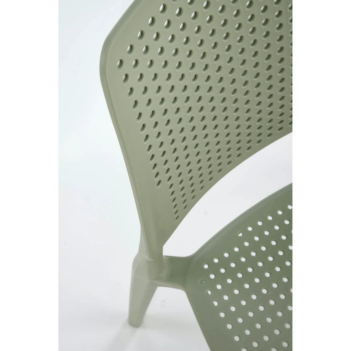 Scaun K514, verde menta, polipropilena, 42x55x79 cm