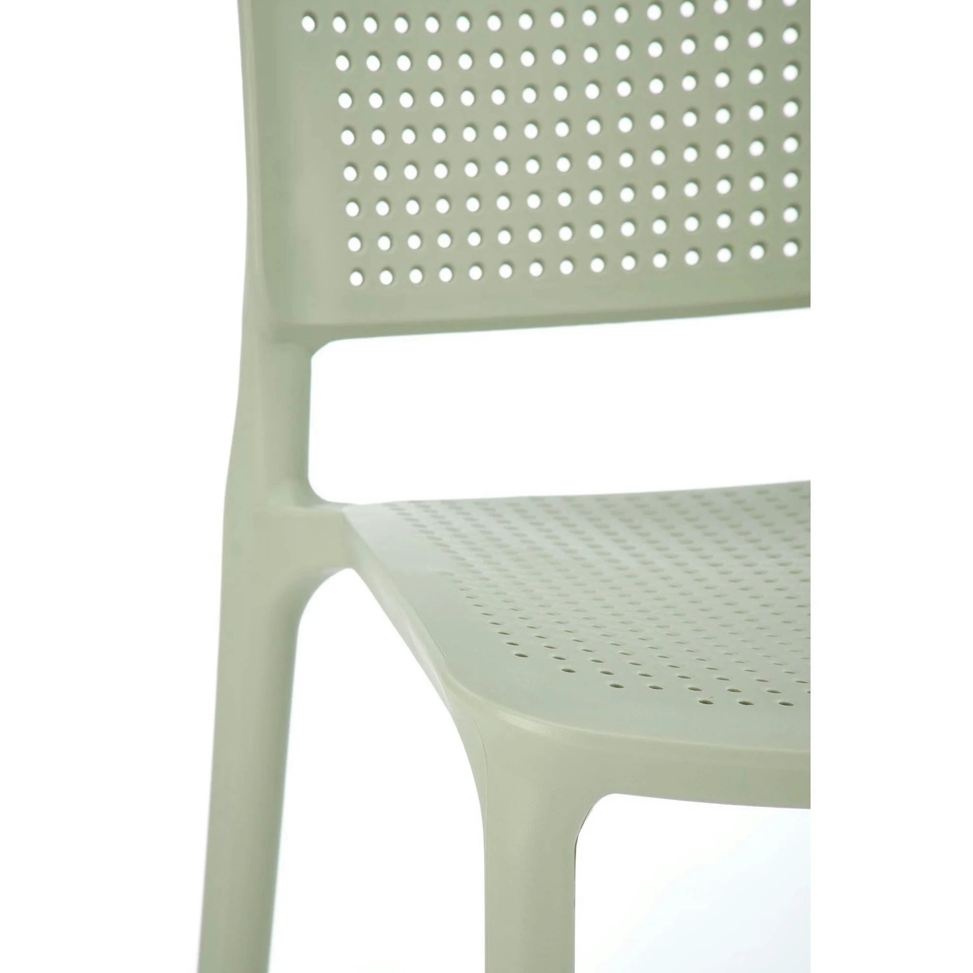 Scaun K514, verde menta, polipropilena, 42x55x79 cm