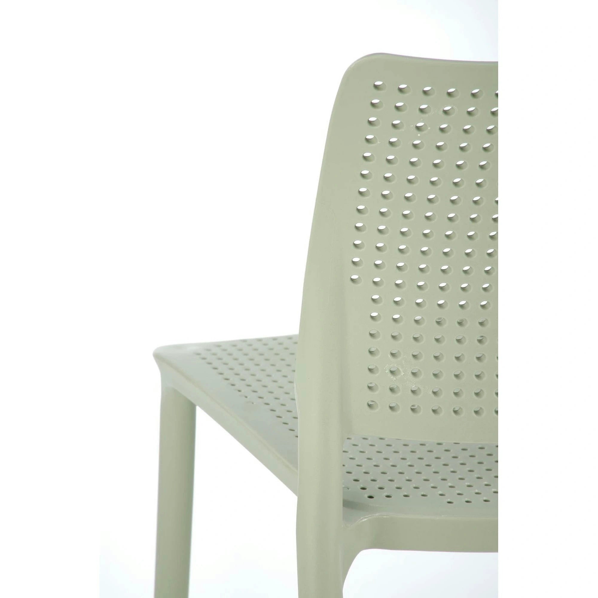 Scaun K514, verde menta, polipropilena, 42x55x79 cm