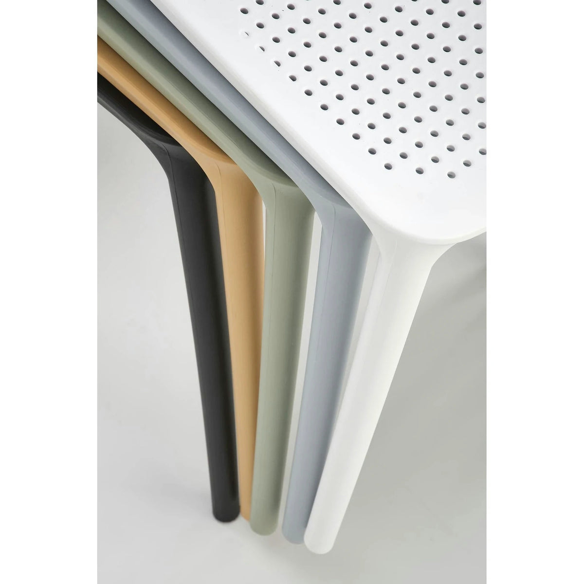 Scaun K514, verde menta, polipropilena, 42x55x79 cm