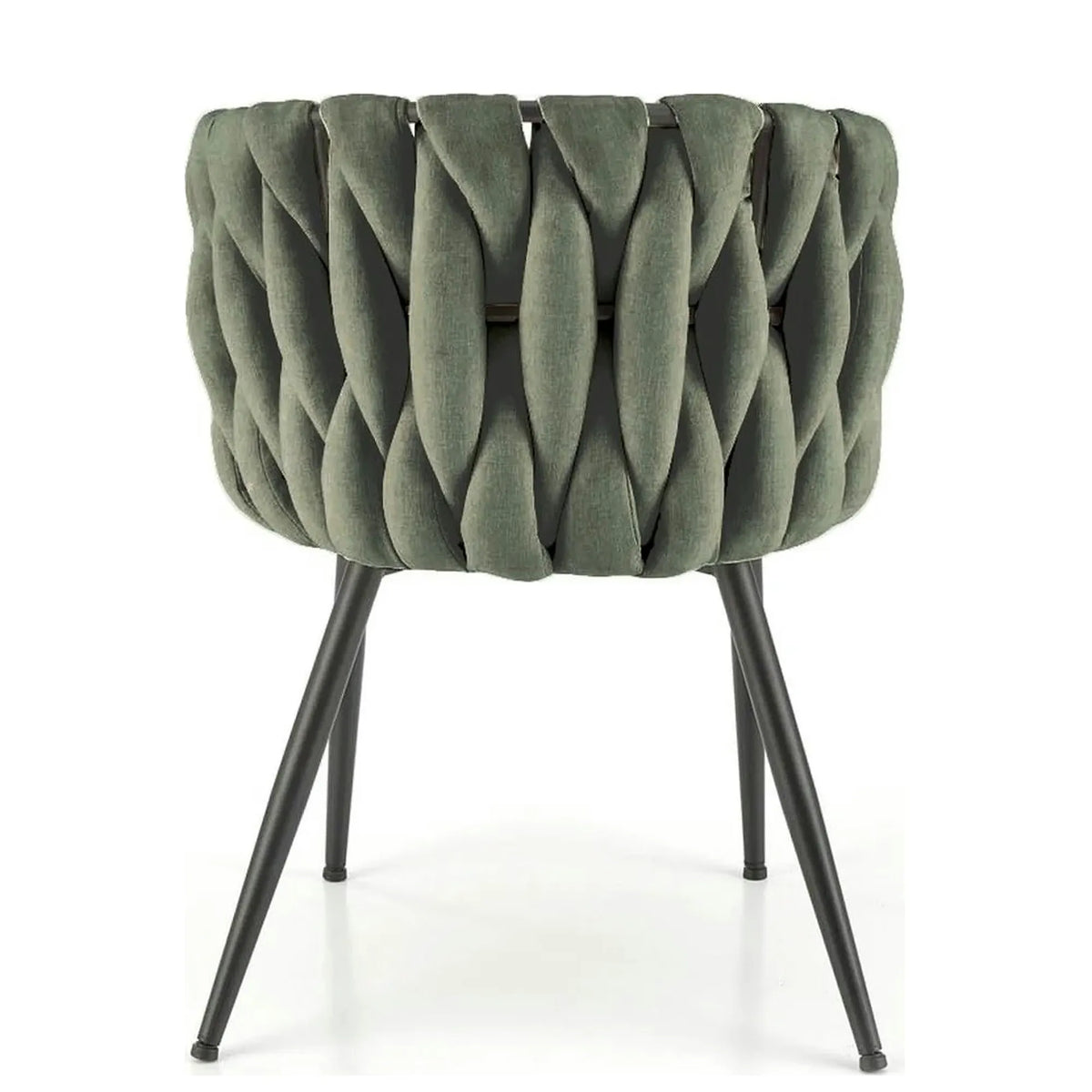 Scaun K516, verde/negru, stofa clasica/metal, 57x60x79 cm