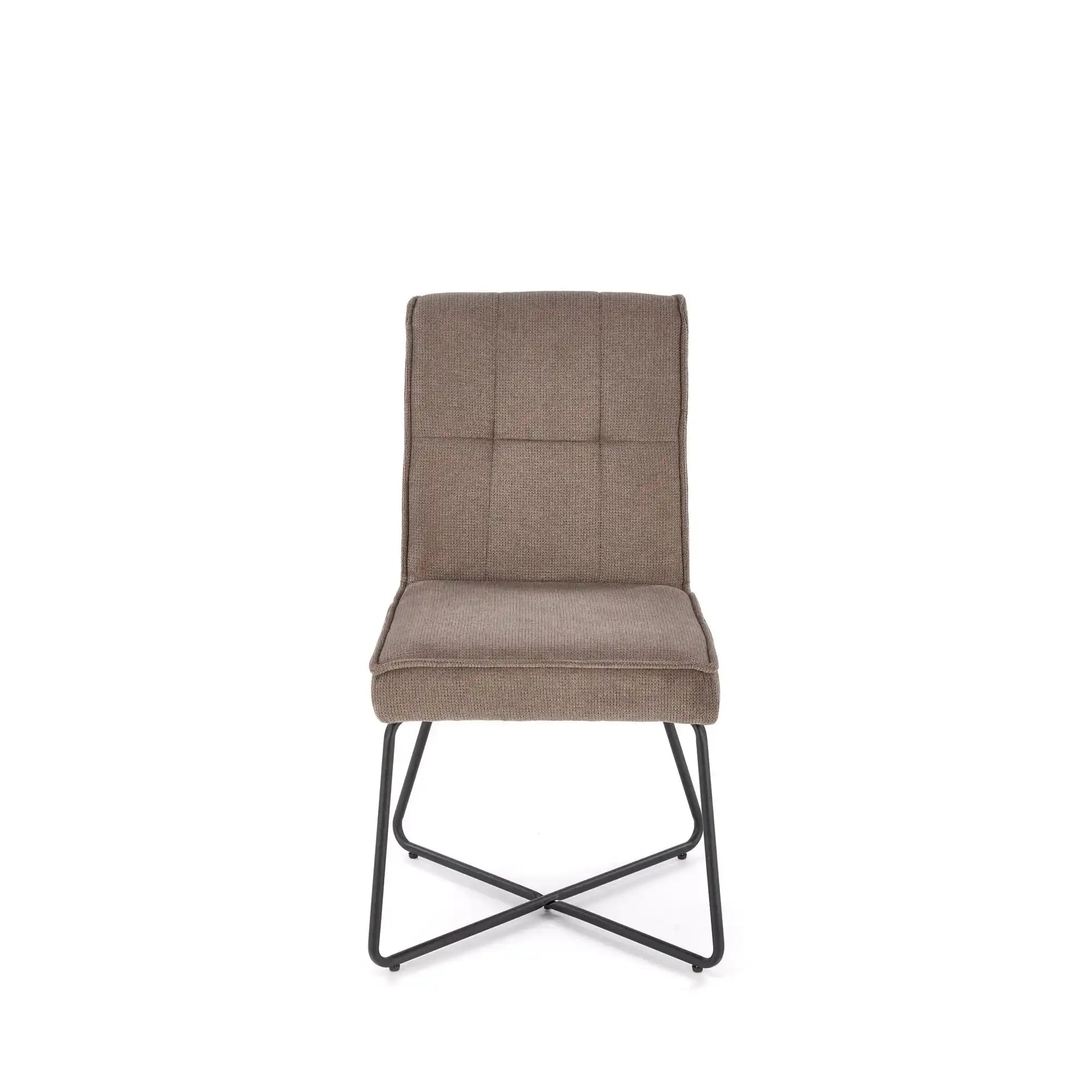 Scaun K534, gri/negru, stofa clasica/metal, 50x60x90 cm