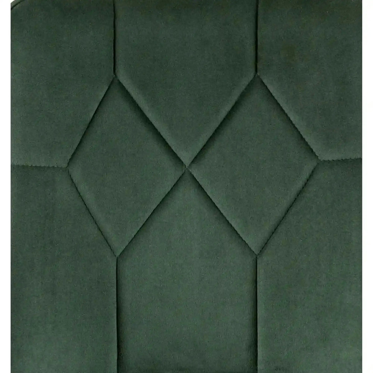 Scaun K539, verde inchis/negru, stofa catifelata/metal, 50x62x84 cm