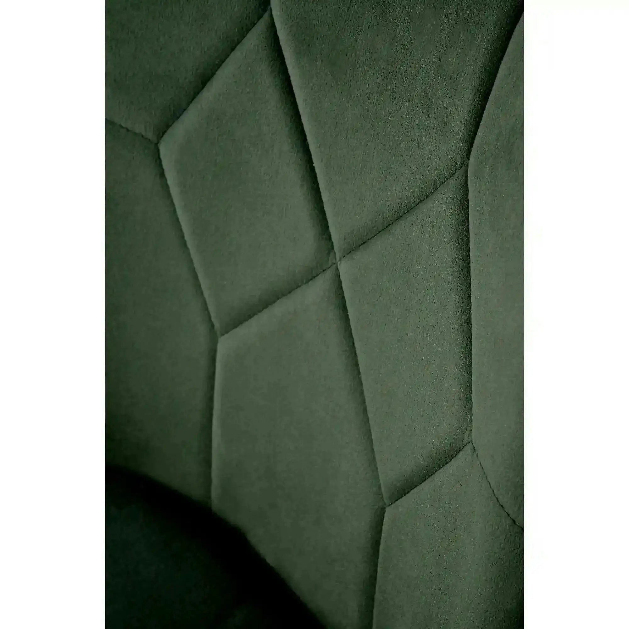 Scaun K539, verde inchis/negru, stofa catifelata/metal, 50x62x84 cm