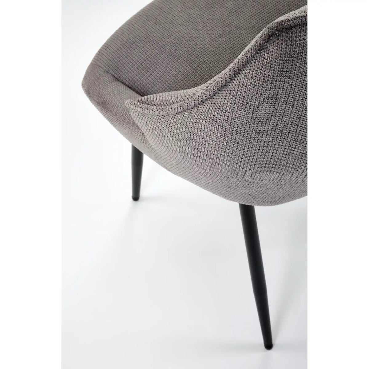 Scaun K543, gri/negru, stofa clasica/metal, 55x60x87 cm