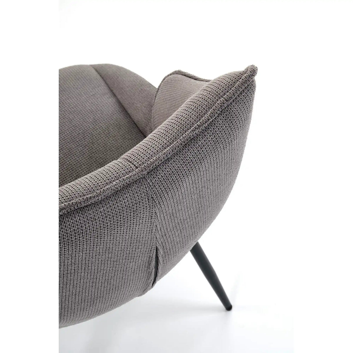Scaun K543, gri/negru, stofa clasica/metal, 55x60x87 cm