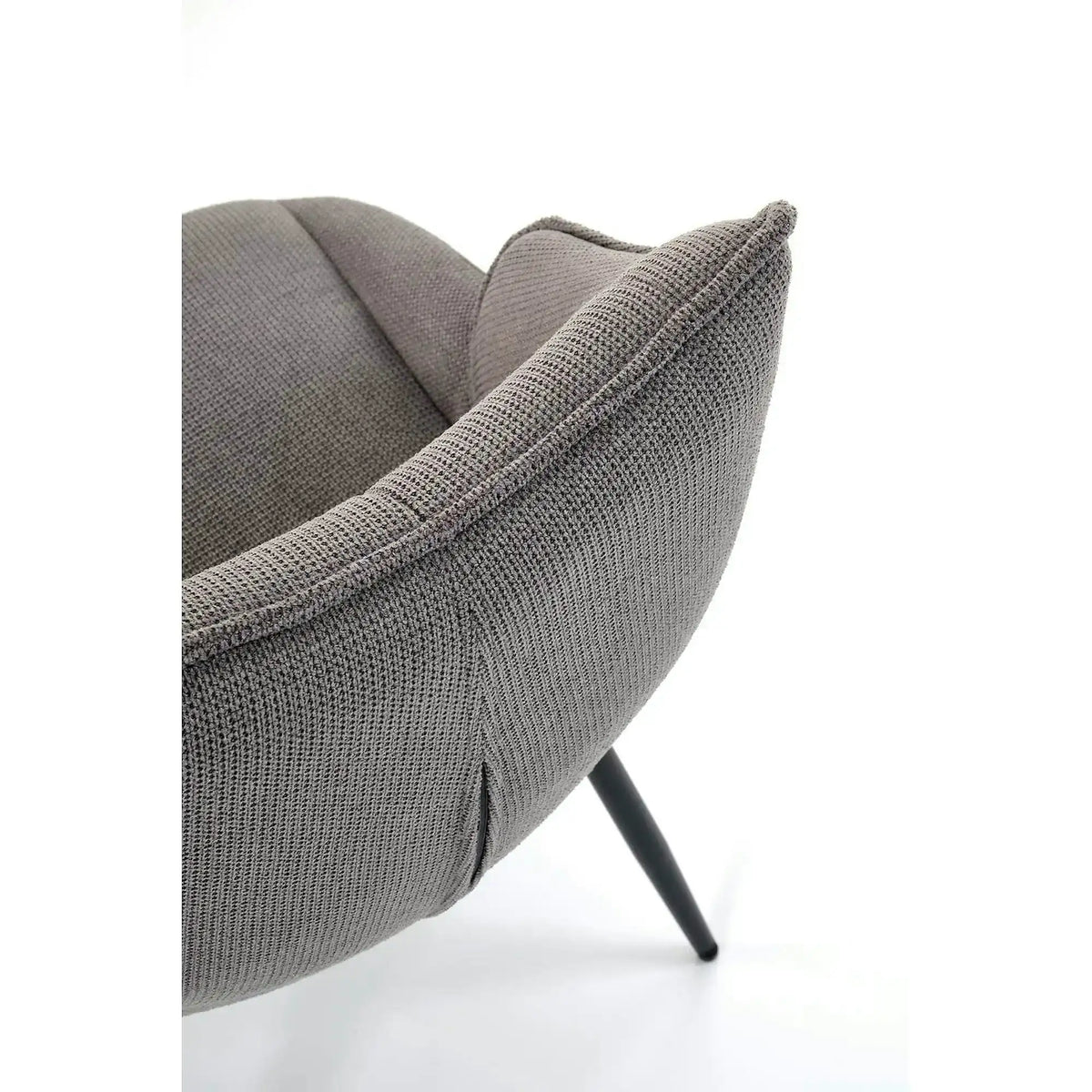 Scaun K543, gri/negru, stofa clasica/metal, 55x60x87 cm